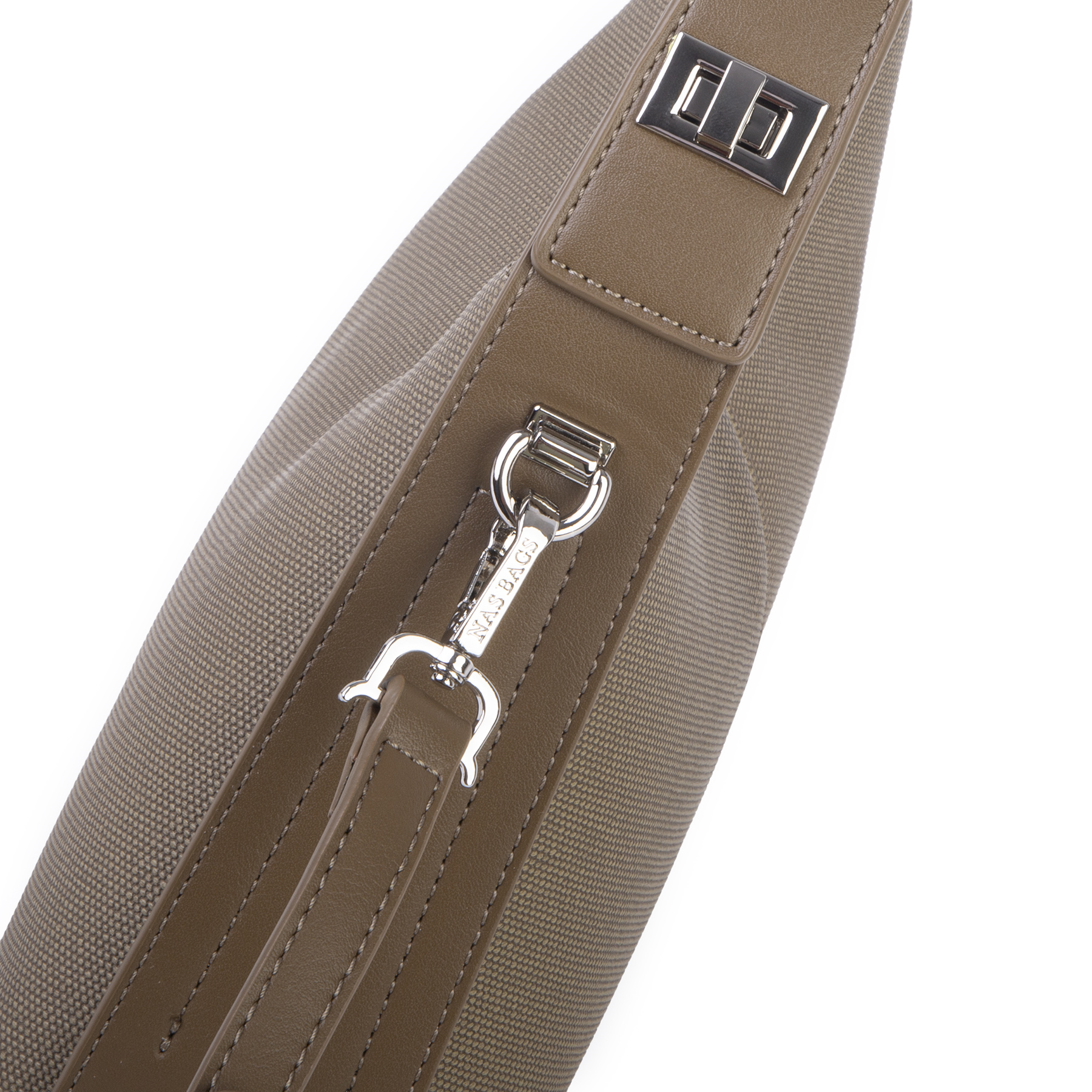Nas Bag Premium 2li Set Kadın El Omuz ve Postacı Çantası ile Cüzdan Set Yeşil