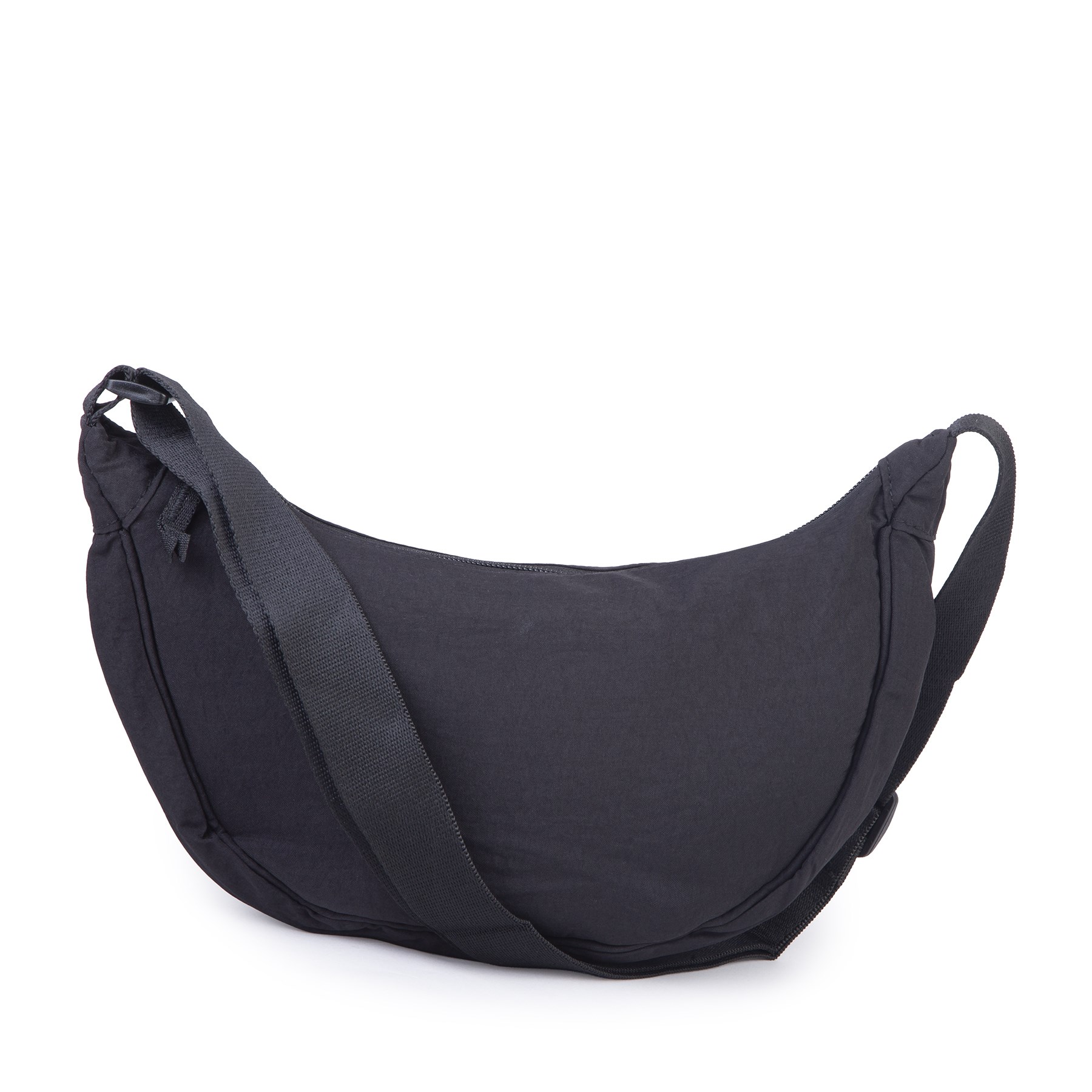Nas Bag Ultra Hafif Kadın Spor Günlük Nas Bag Minimalist Günlük Ayarlanabilir Askılı Mini Hobo Çanta (en 25 cm ;boy 22 cm ) Siyah