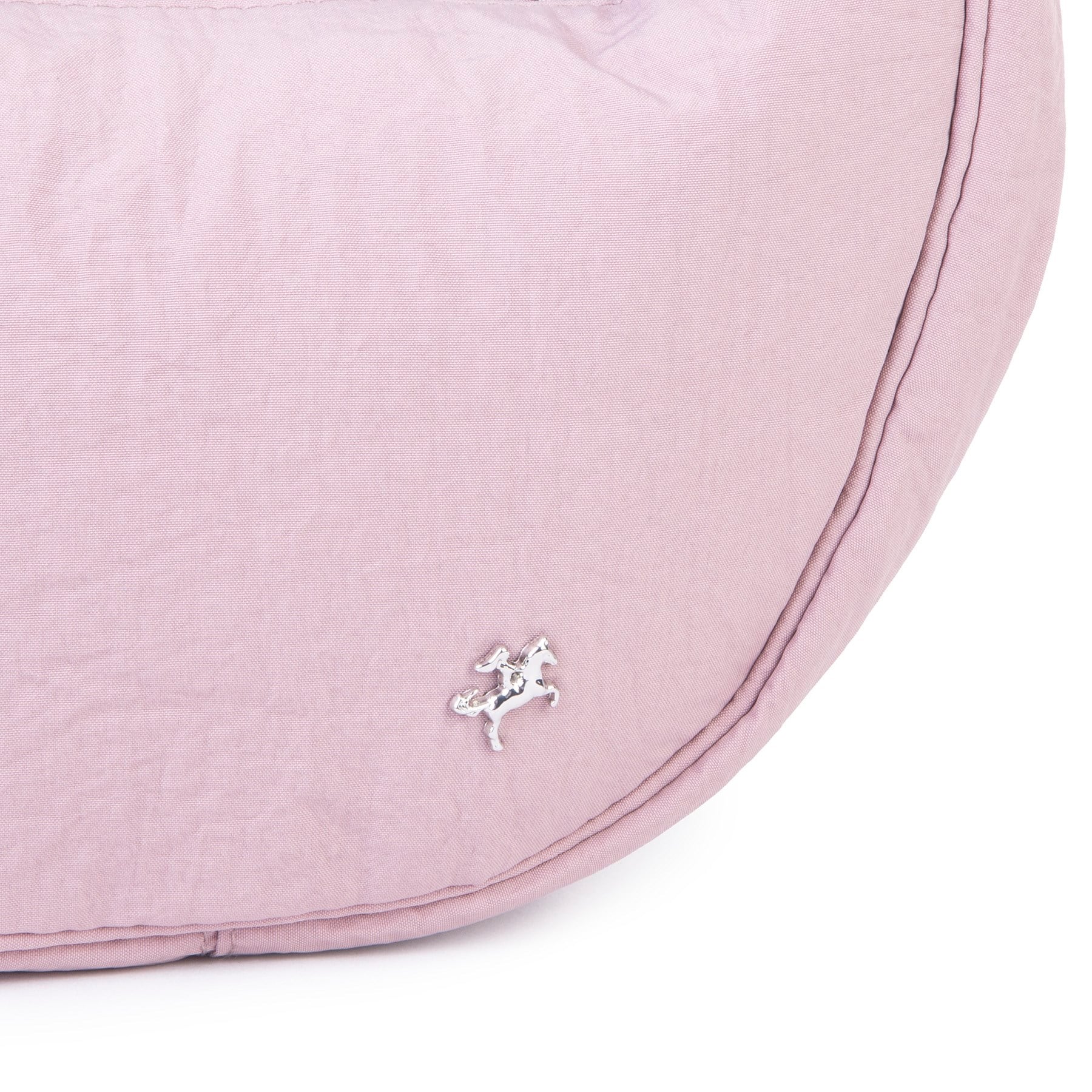 Nas Bag Ultra Hafif Kadın Spor Günlük Nas Bag Minimalist Günlük Ayarlanabilir Askılı Mini Hobo Çanta (en 25 cm ;boy 22 cm ) Pudra