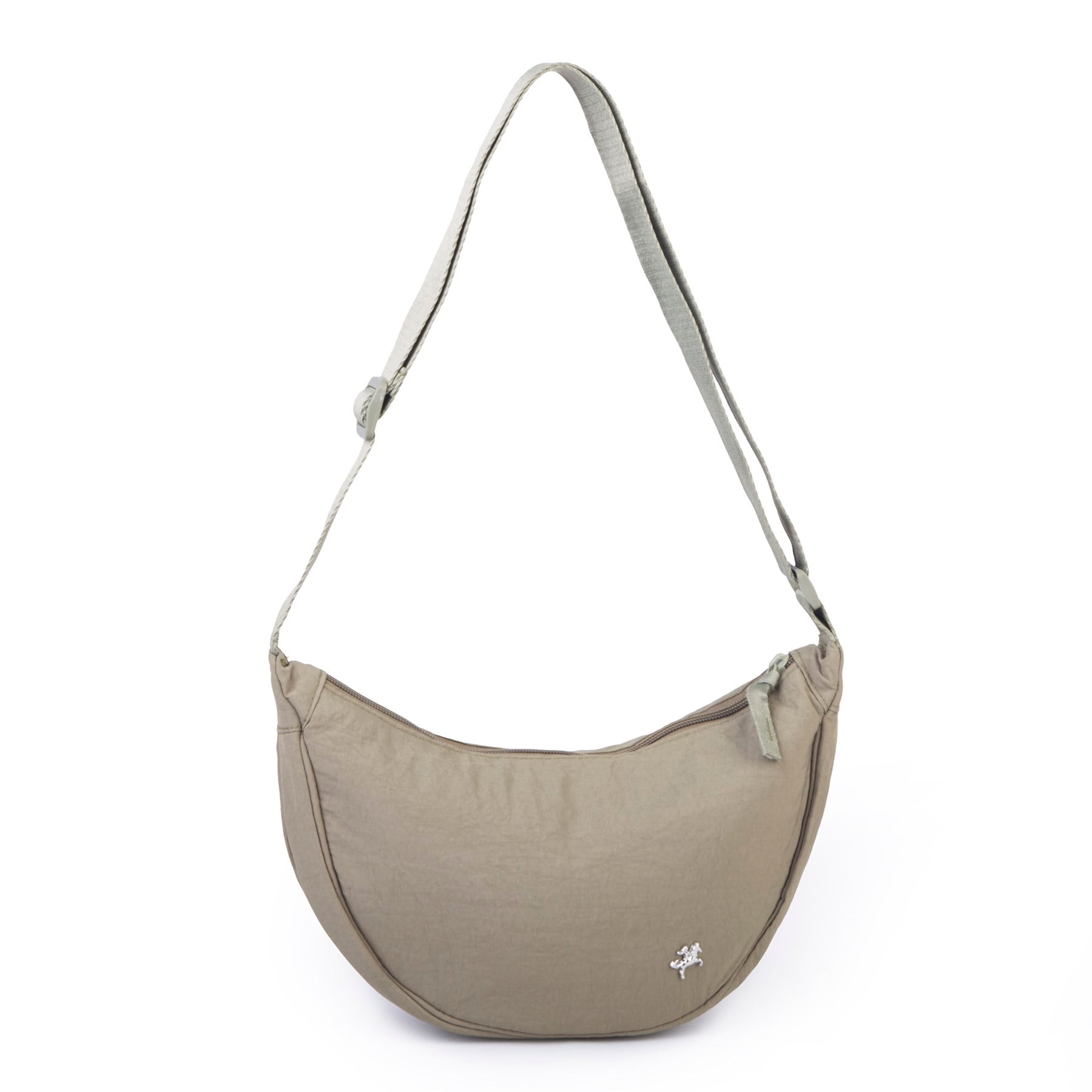 Nas Bag Ultra Hafif Kadın Spor Günlük Nas Bag Minimalist Günlük Ayarlanabilir Askılı Mini Hobo Çanta (en 25 cm ;boy 22 cm ) Haki