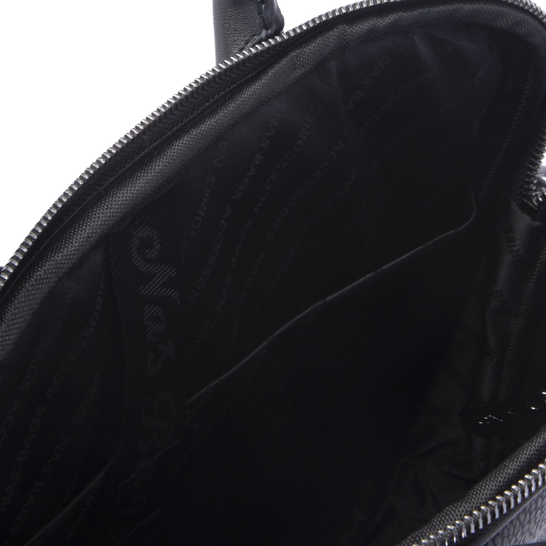 Nas Bag Unisex Business Bag Laptop ve Evrak Çantası El ve Çapraz Çanta Siyah   Belinda 