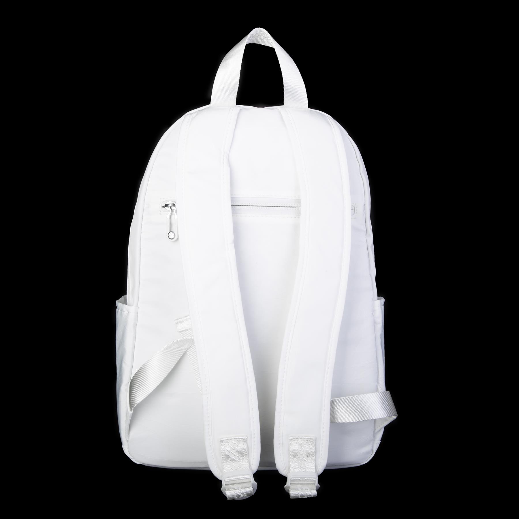 Nas Bag Unisex Büyük Boy Çok Gözlü Su Geçirmez Sırt Çantası Beyaz