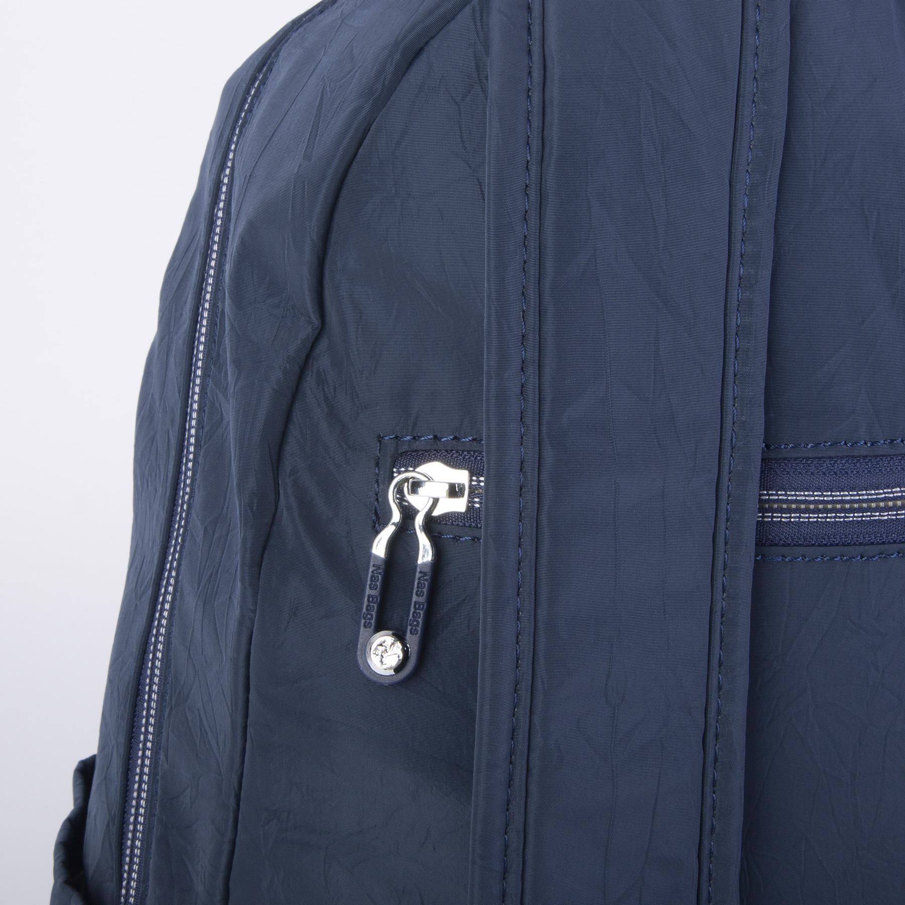 Nas Bag Unisex Büyük Boy Çok Gözlü Su Geçirmez Sırt Çantası Lacivert