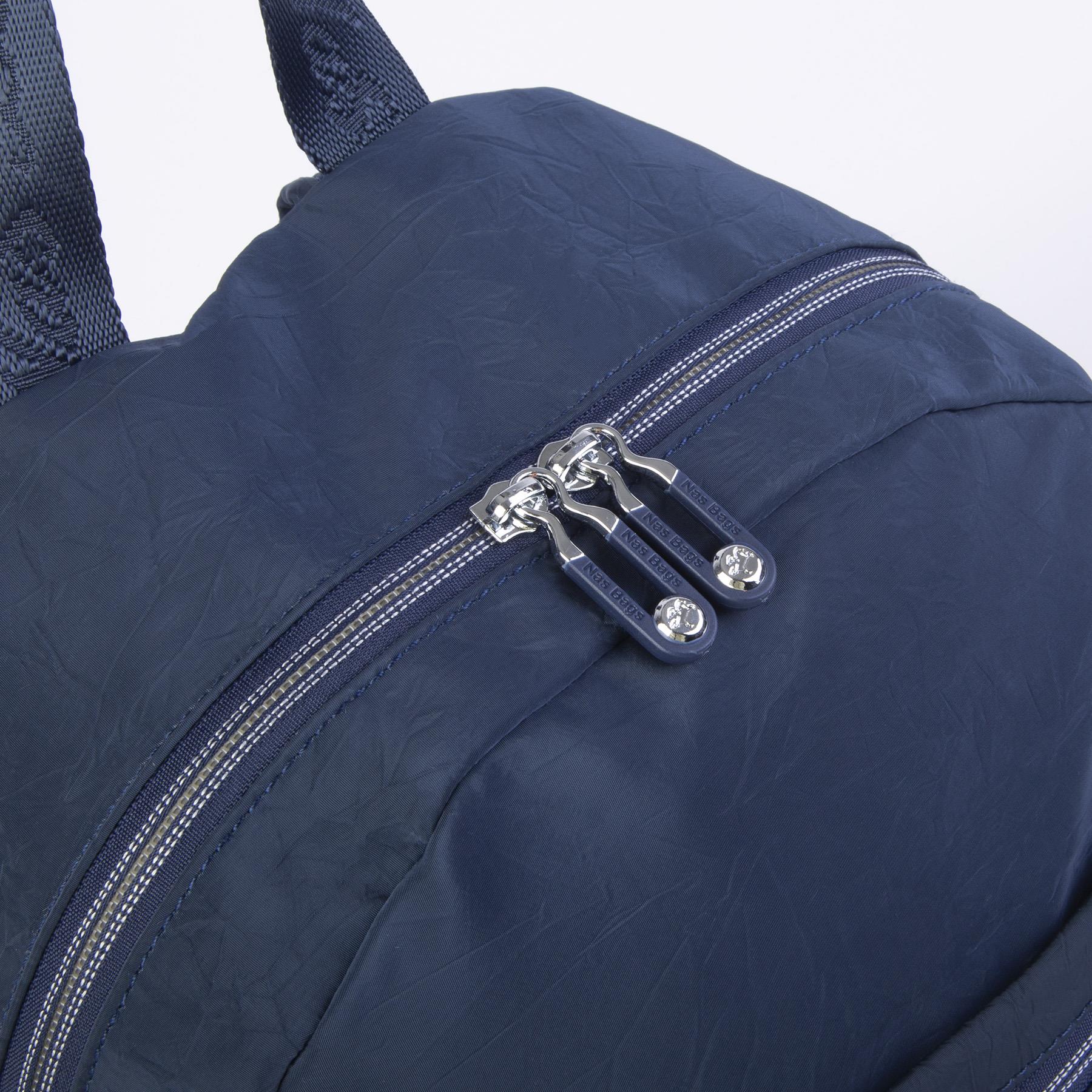 Nas Bag Unisex Büyük Boy Çok Gözlü Su Geçirmez Sırt Çantası Lacivert