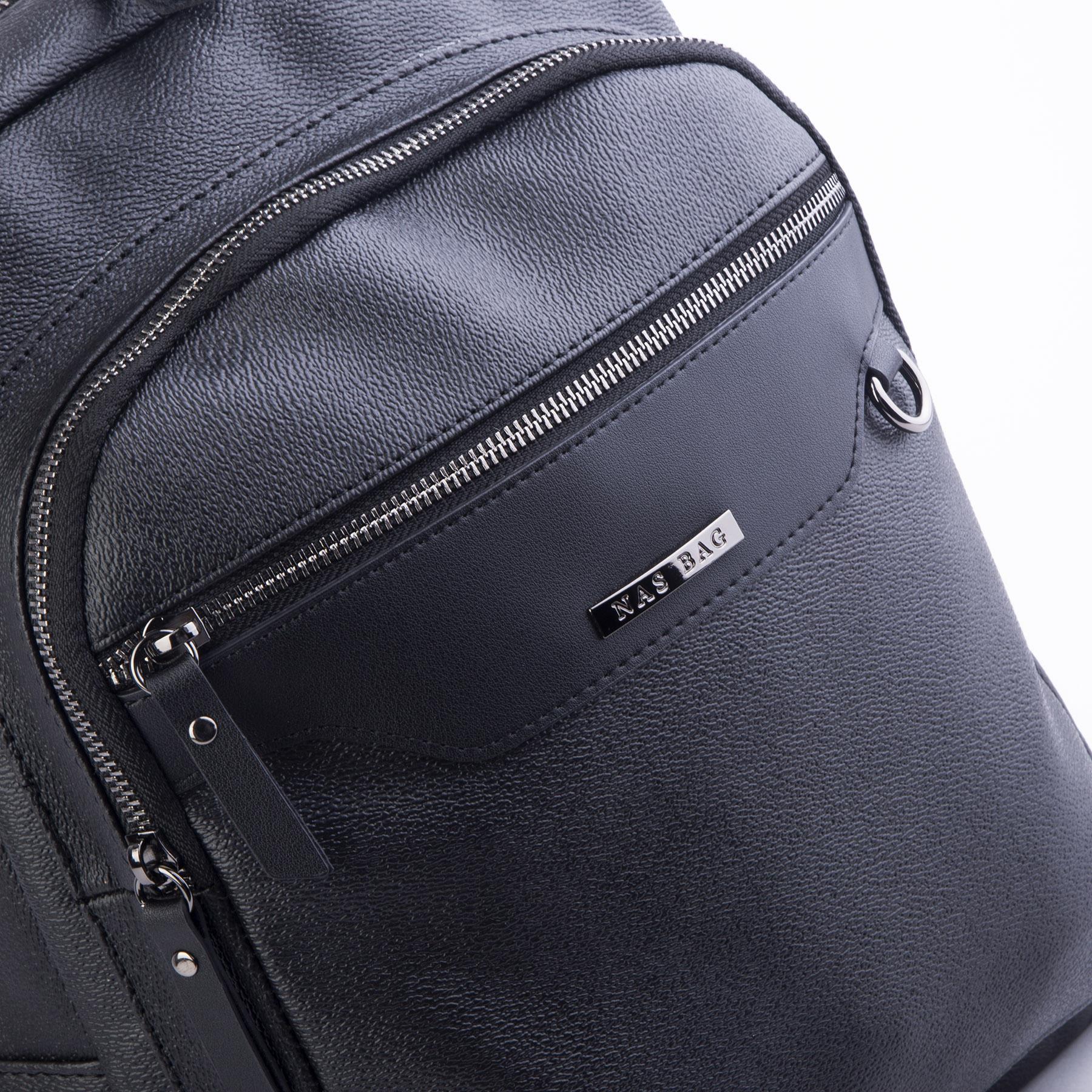 Nas Bag Unisex Büyük Boy Sırt Çantası Tablet Koruma Tasarımı Siyah Mercan 