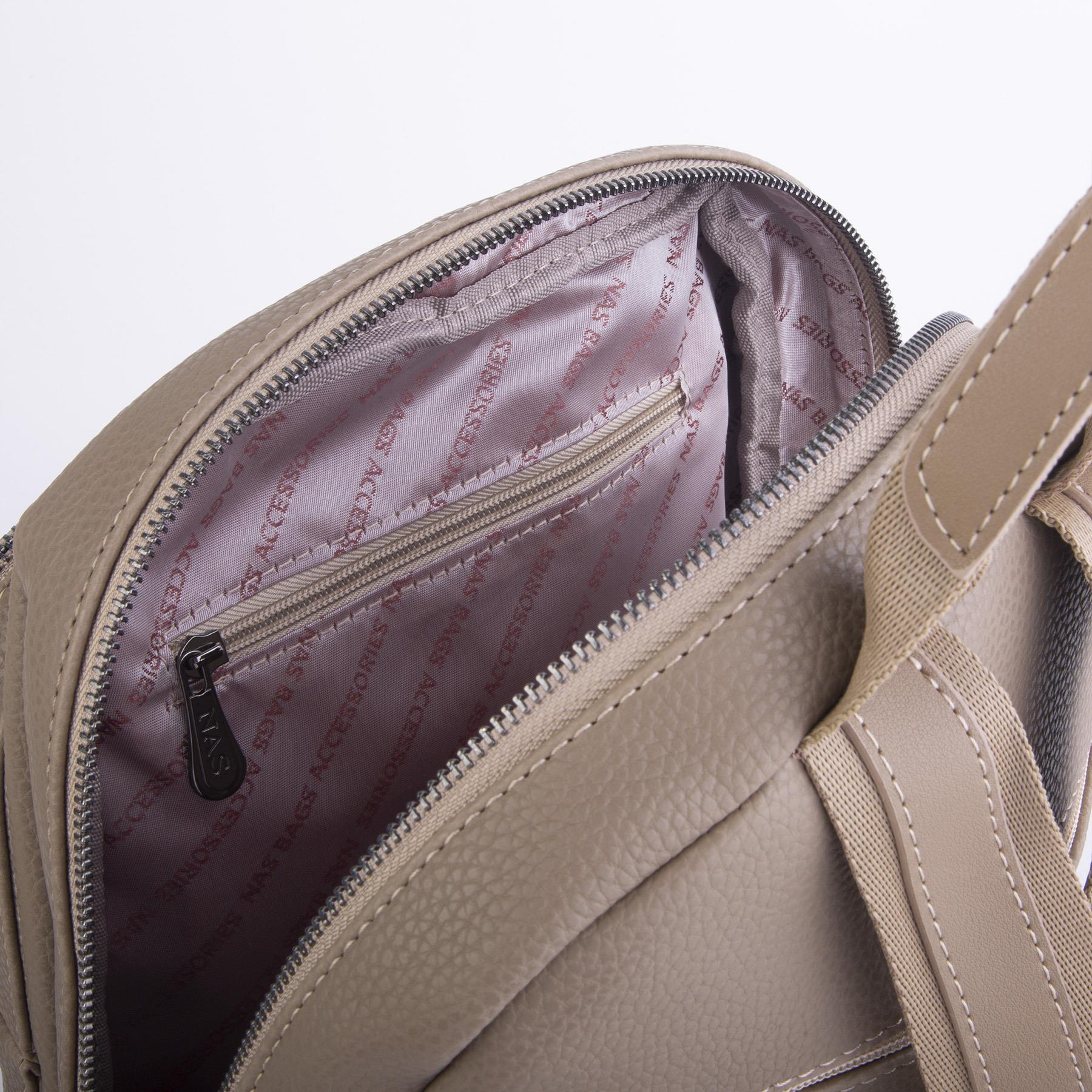 Nas Bag Unisex Büyük Boy Sırt Çantası Tablet Koruma Tasarımı Vizon  Belinda 