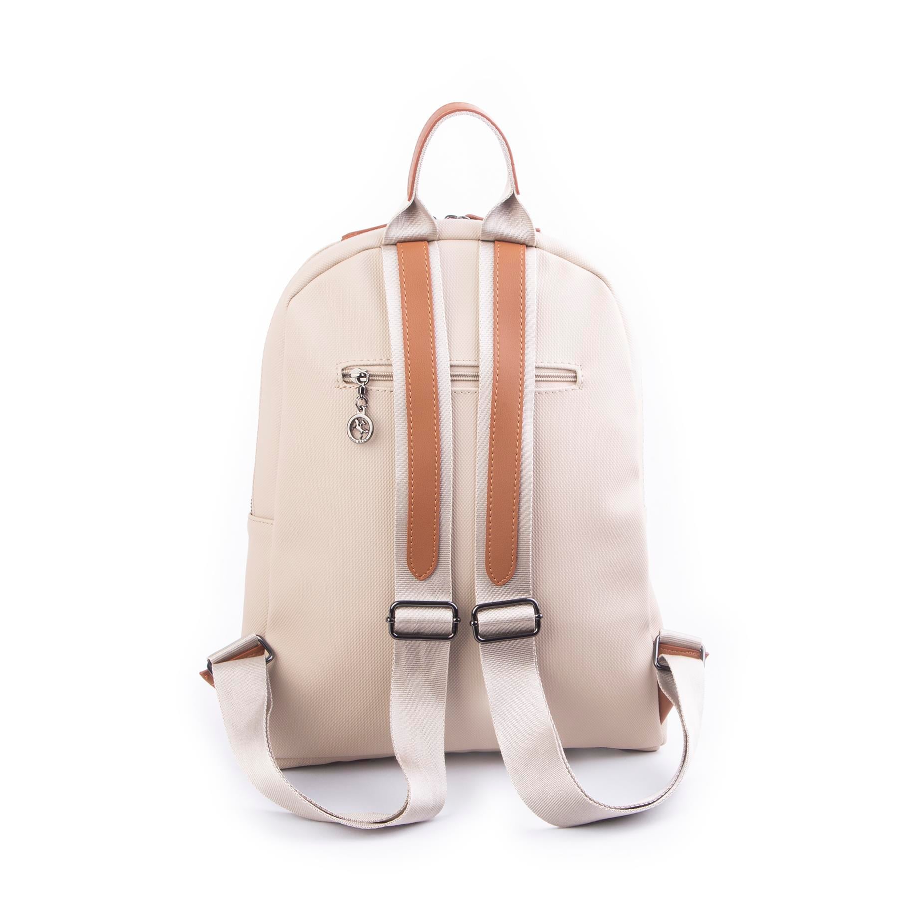 Nas Bag Unisex Büyük Boy Sırt Çantası Tablet Koruma Tasarımı Kum Taba Lacst  (en :32 cm ; boy :38)