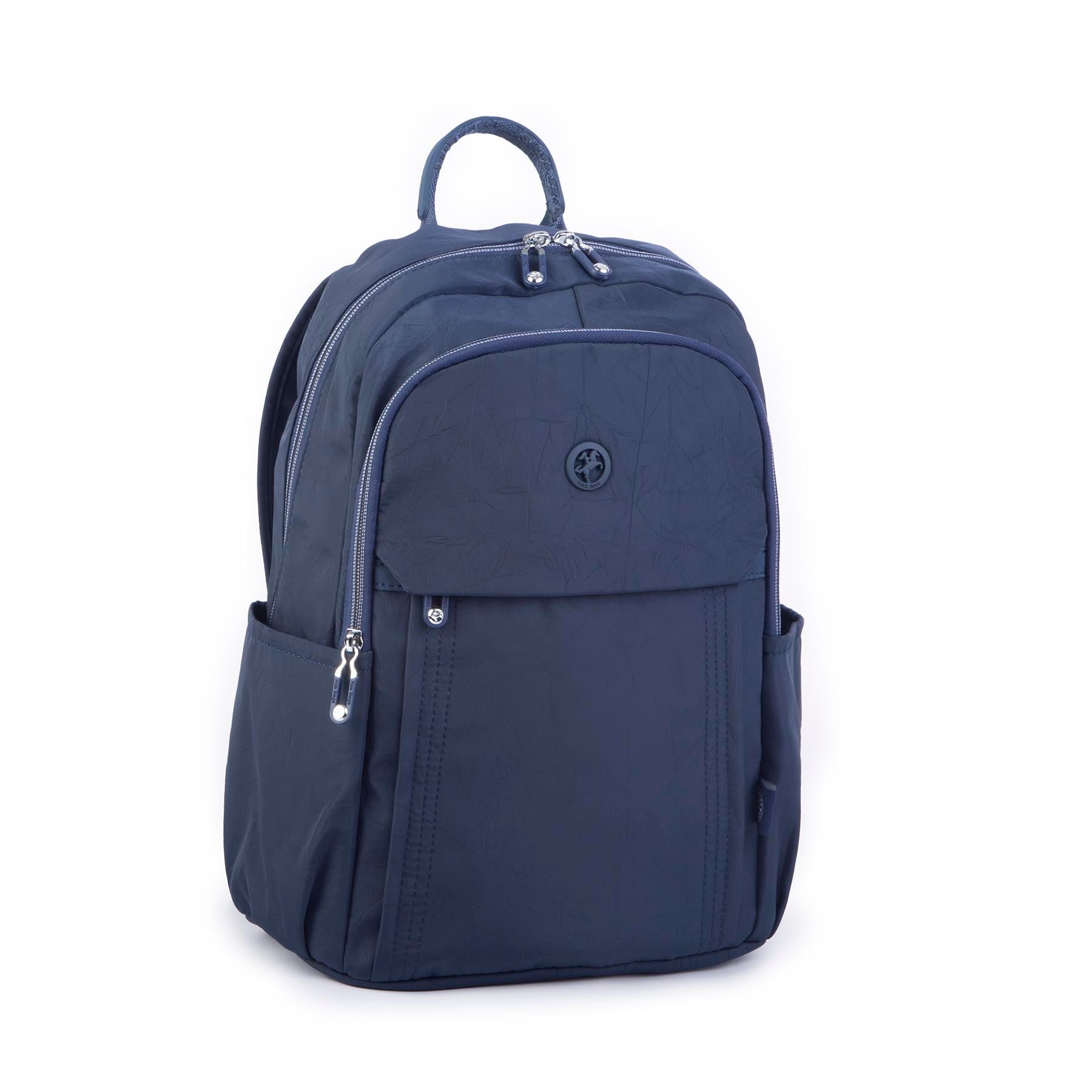 Nas Bag Unisex Büyük Boy Su Geçirmez Çok Gözlü Extra Hafif Sportif Sırt Çantası Lacivert 