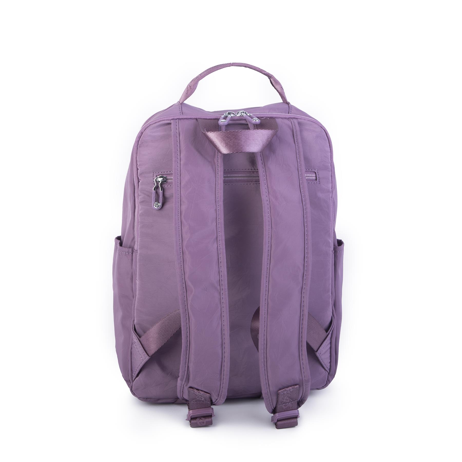 Nas Bag Unisex Büyük Boy Su Geçirmez (Waterproof)  Hafif Sırt Çantası Mor