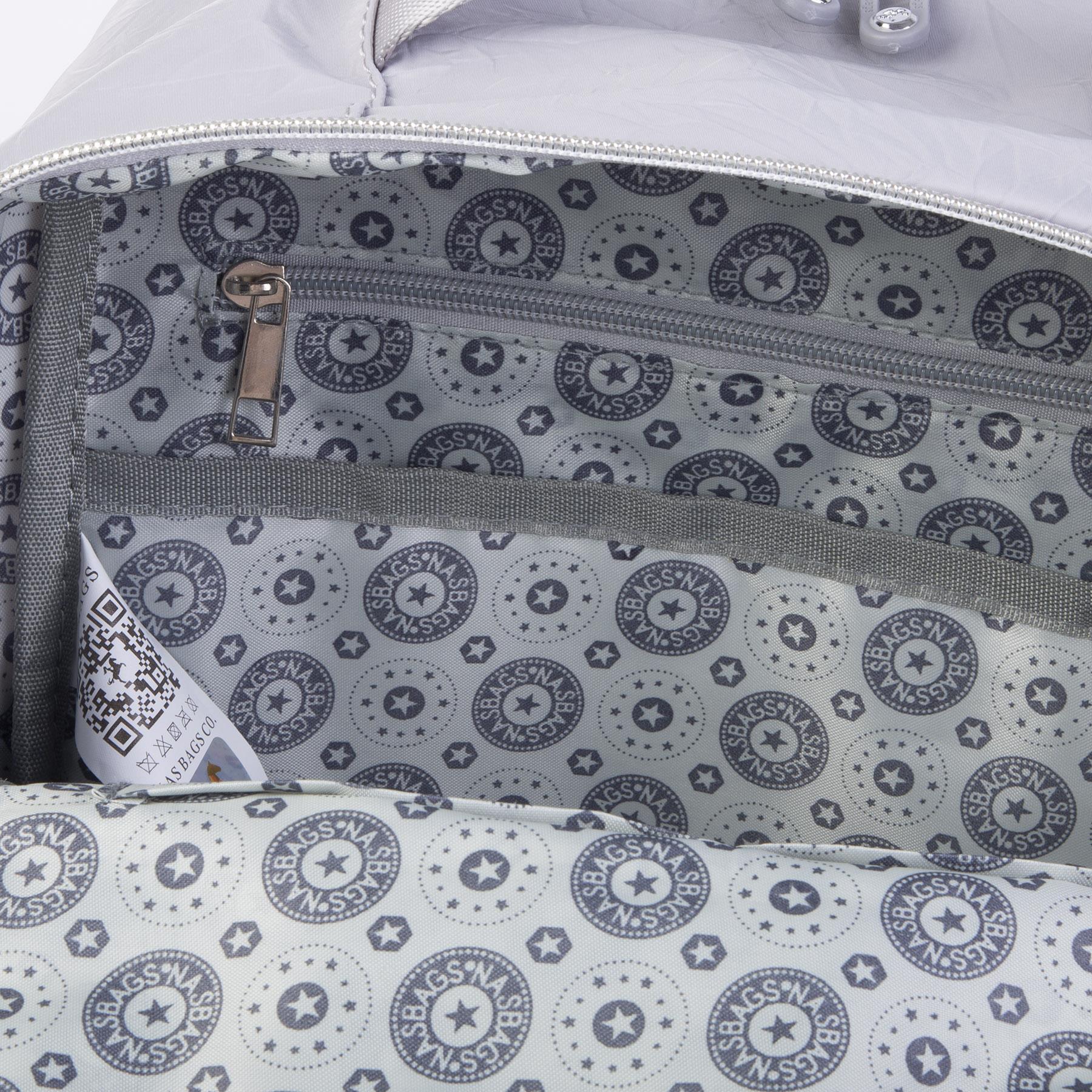 Nas Bag Unisex Büyük Boy Su Geçirmez (Waterproof)  Hafif Sırt Çantası Gri