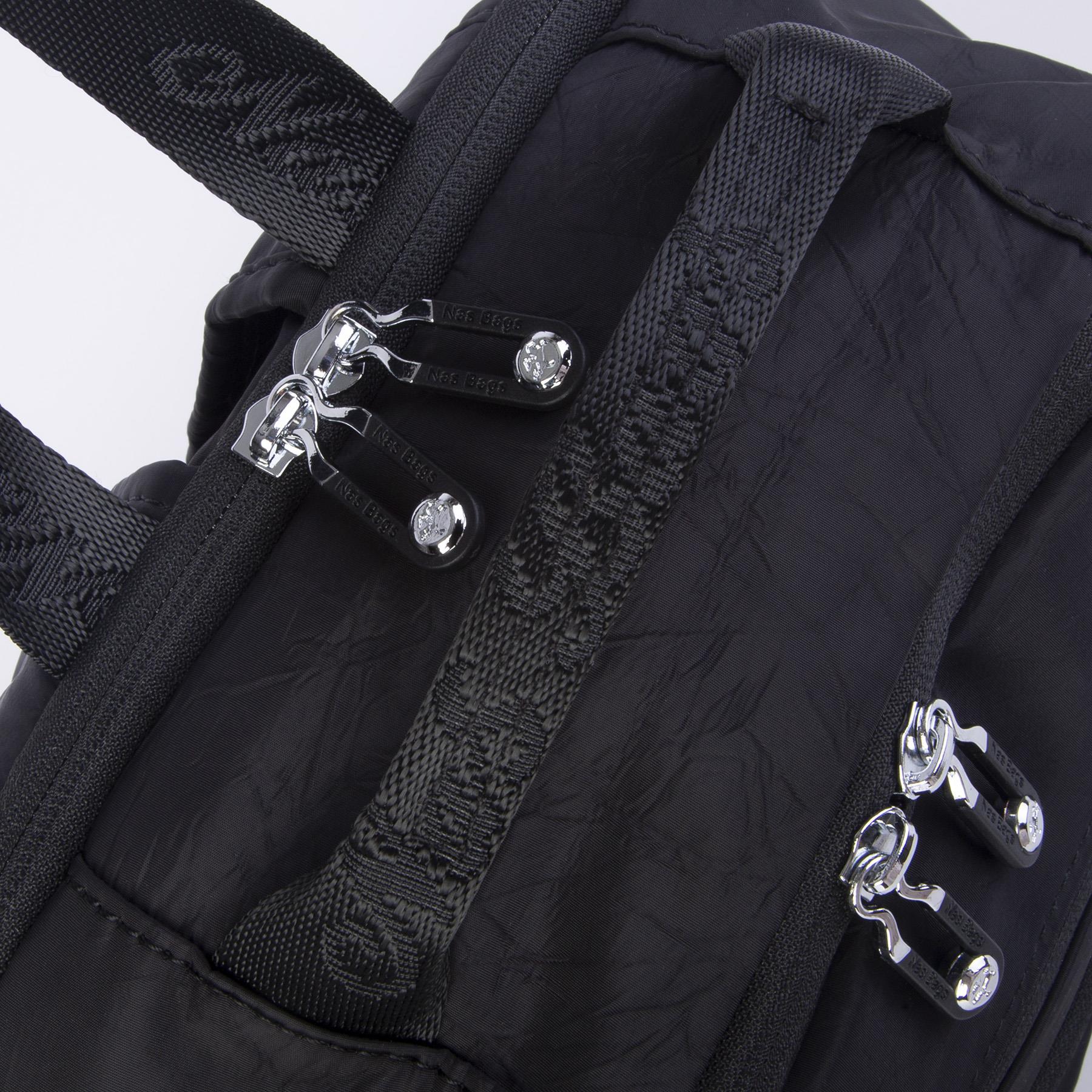 Nas Bag Unisex Büyük Boy Su Geçirmez (Waterproof)  Hafif Sırt Çantası Siyah