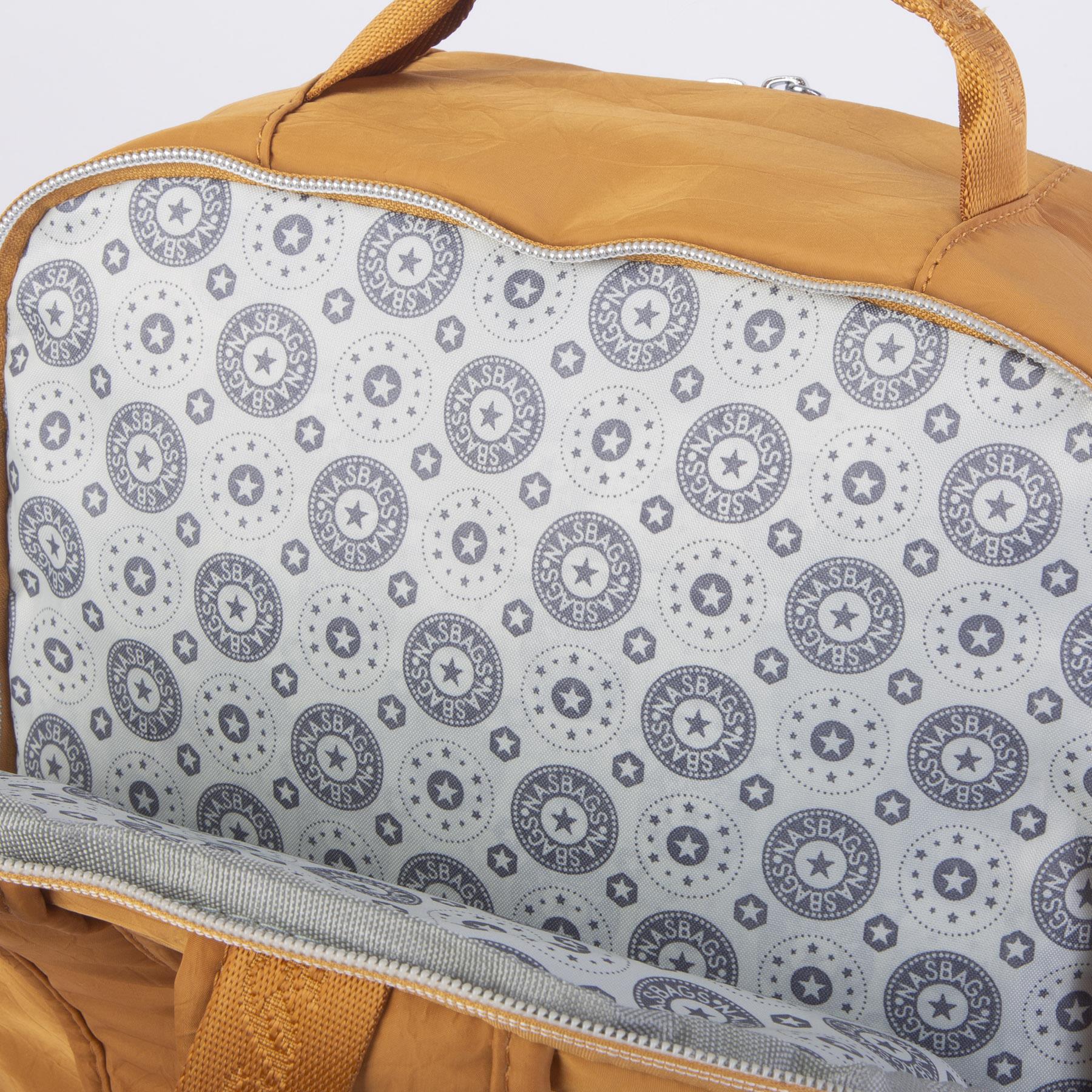Nas Bag Unisex Büyük Boy Su Geçirmez (Waterproof)  Hafif Sırt Çantası Hardal