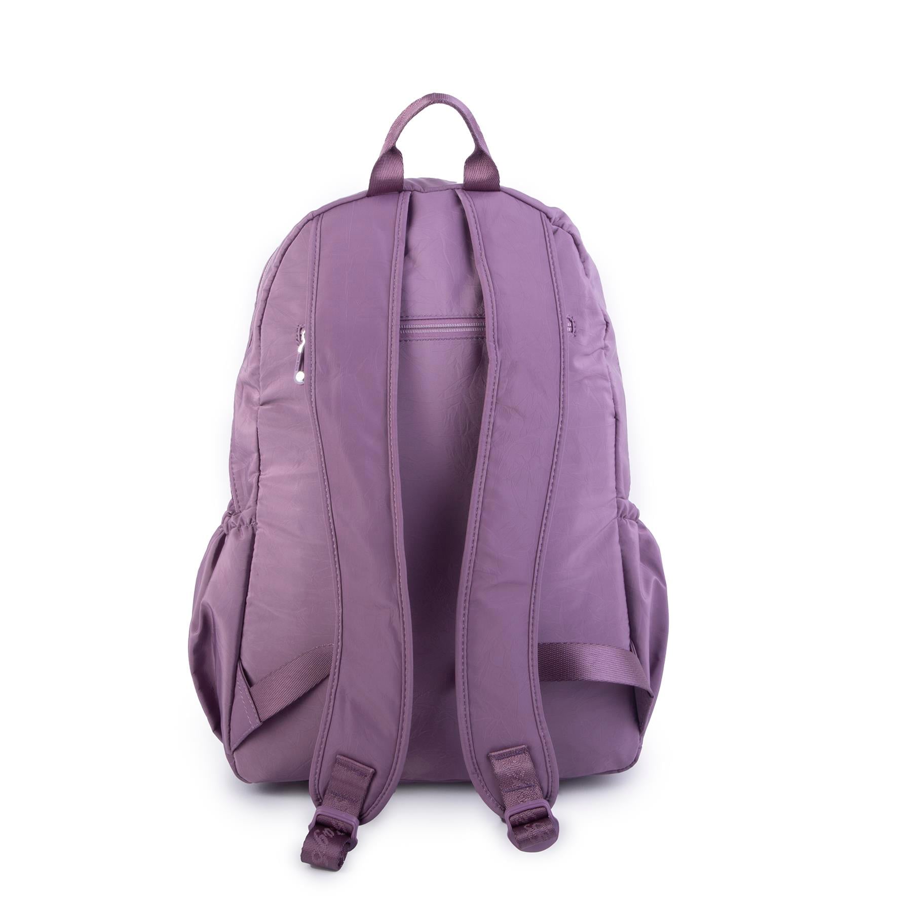 Nas Bag Unisex Büyük Boy Su Geçirmez (waterproof) Hafif Sırt Çantası Çok Gözlü Mor 