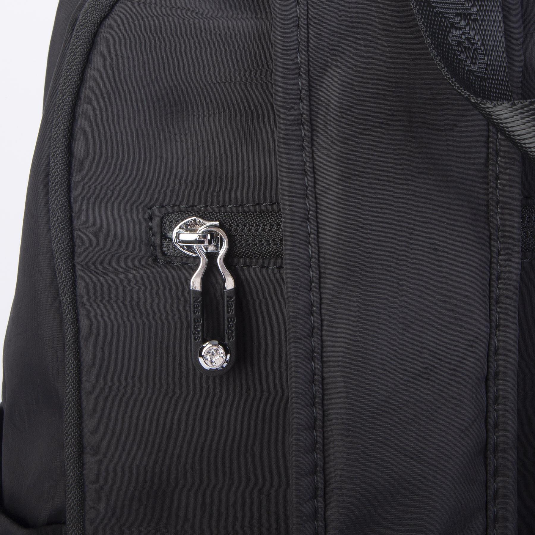 Nas Bag Unisex Büyük Boy Su Geçirmez (Waterproof)  Hafif Sırt Çantası Siyah