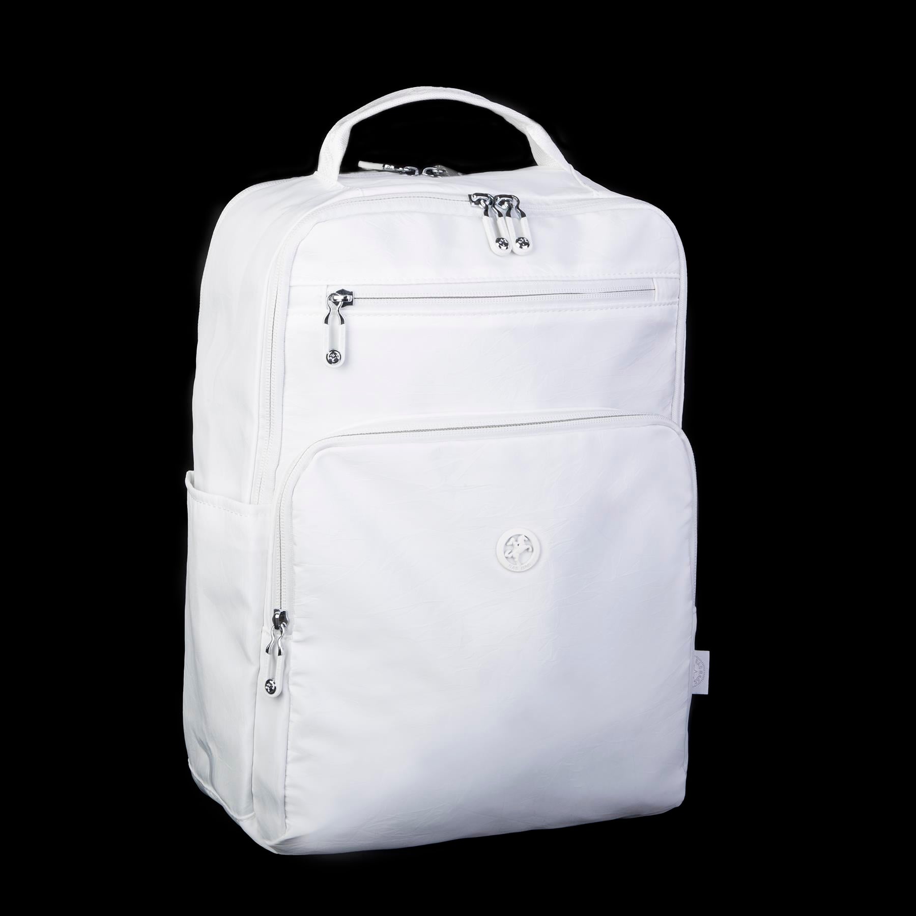 Nas Bag Unisex Büyük Boy Su Geçirmez (Waterproof)  Hafif Sırt Çantası Beyaz