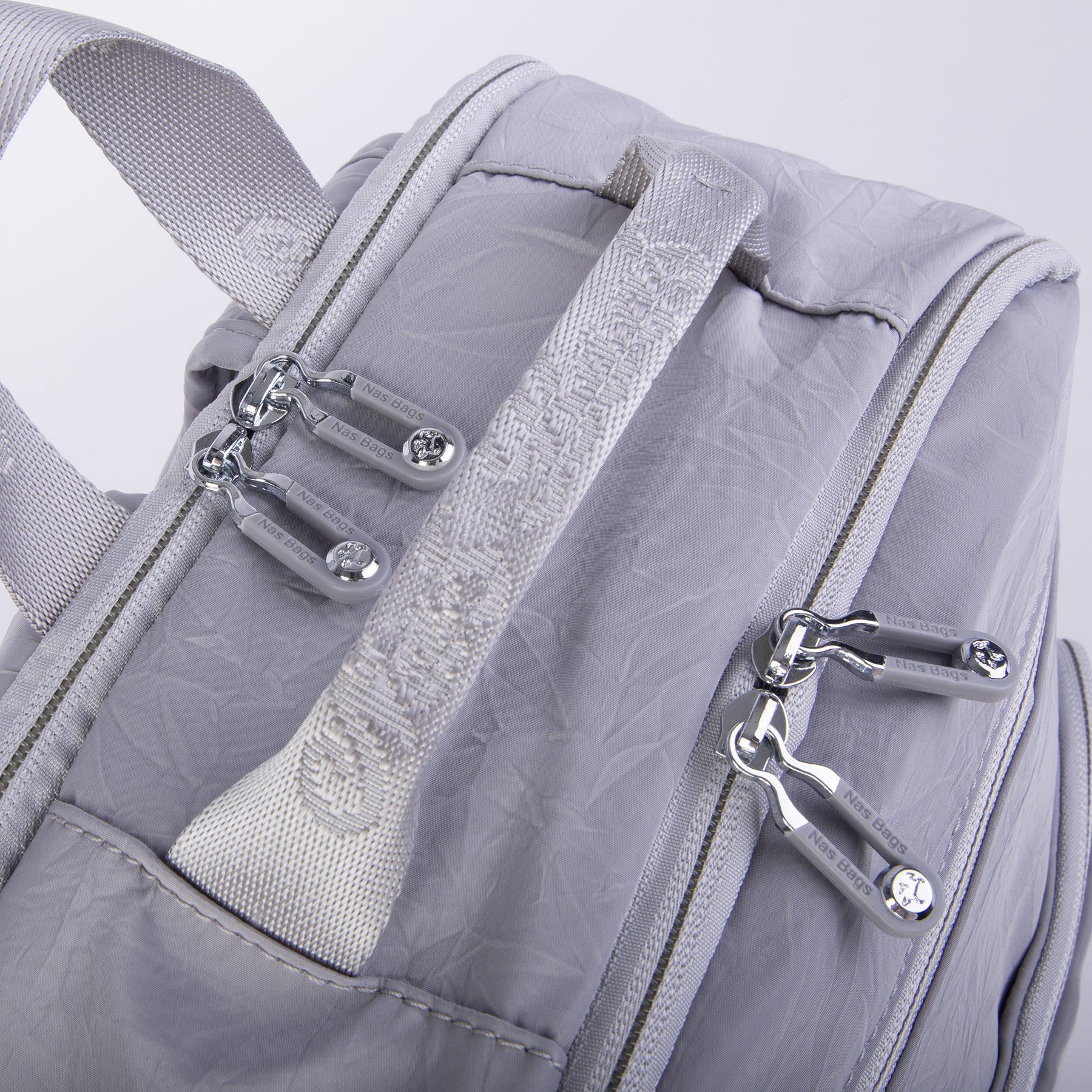 Nas Bag Unisex Büyük Boy Su Geçirmez (Waterproof)  Hafif Sırt Çantası Gri