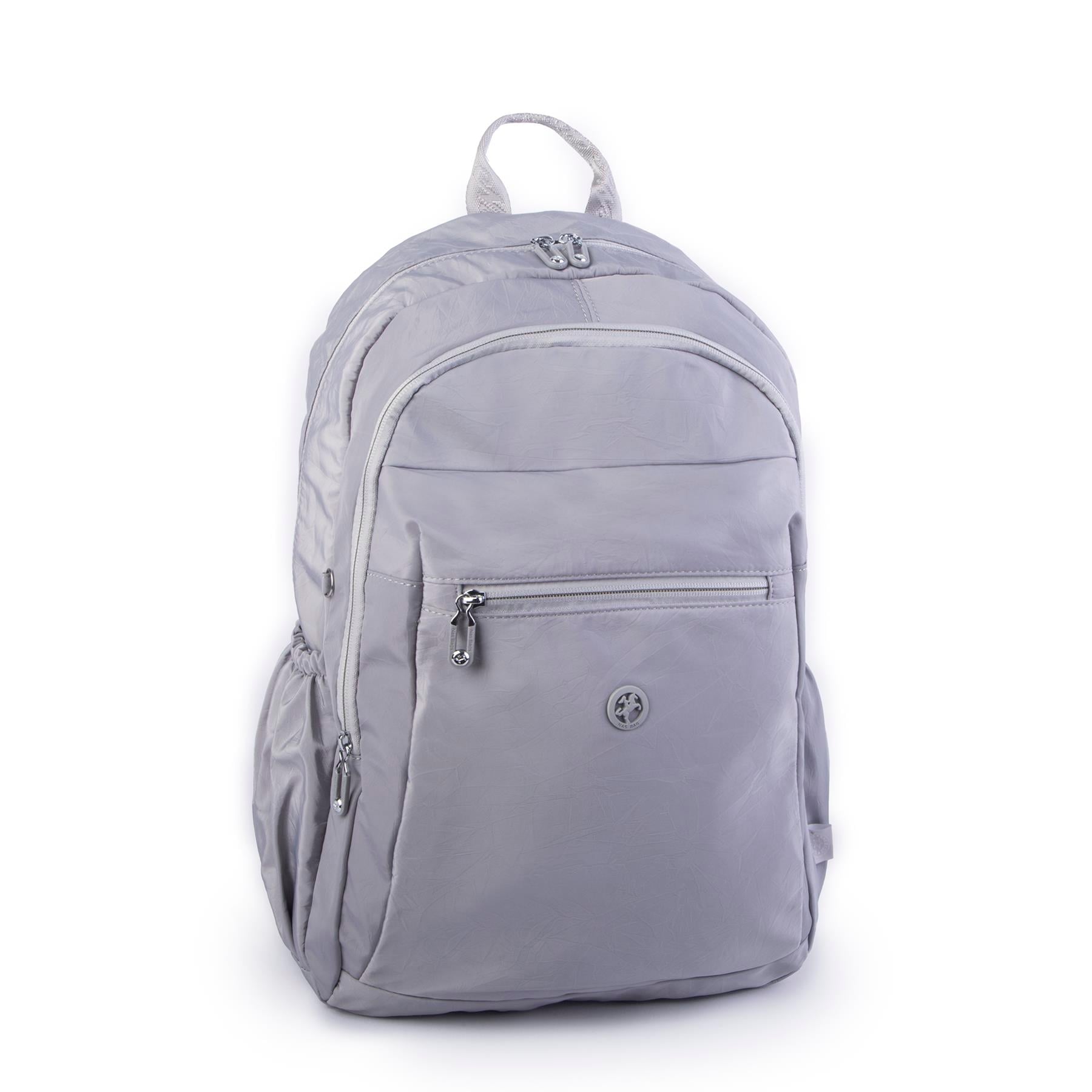 Nas Bag Unisex Büyük Boy Su Geçirmez (waterproof) Hafif Sırt Çantası Çok Gözlü Gri