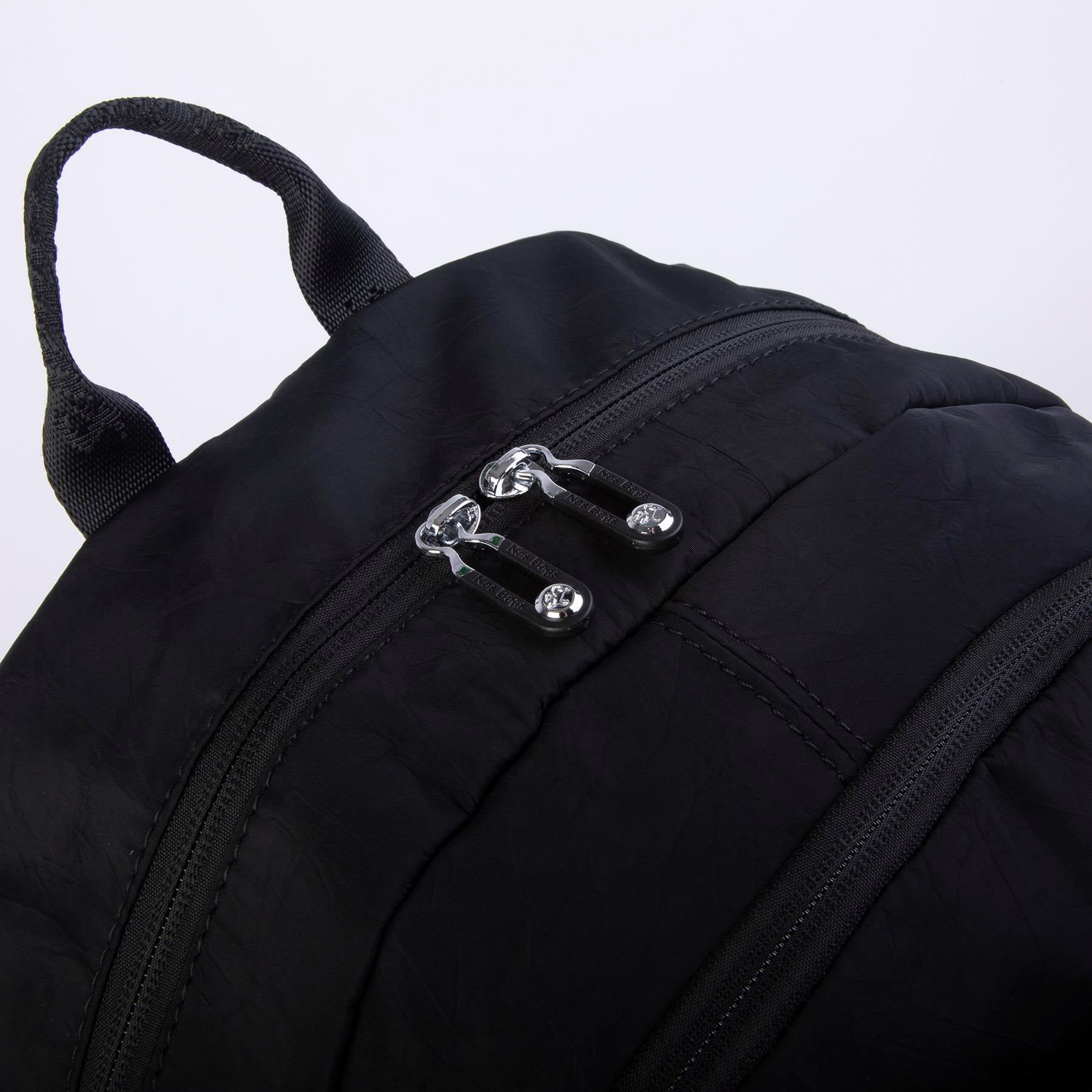 Nas Bag Unisex Büyük Boy Su Geçirmez (waterproof) Hafif Sırt Çantası Çok Gözlü Siyah 