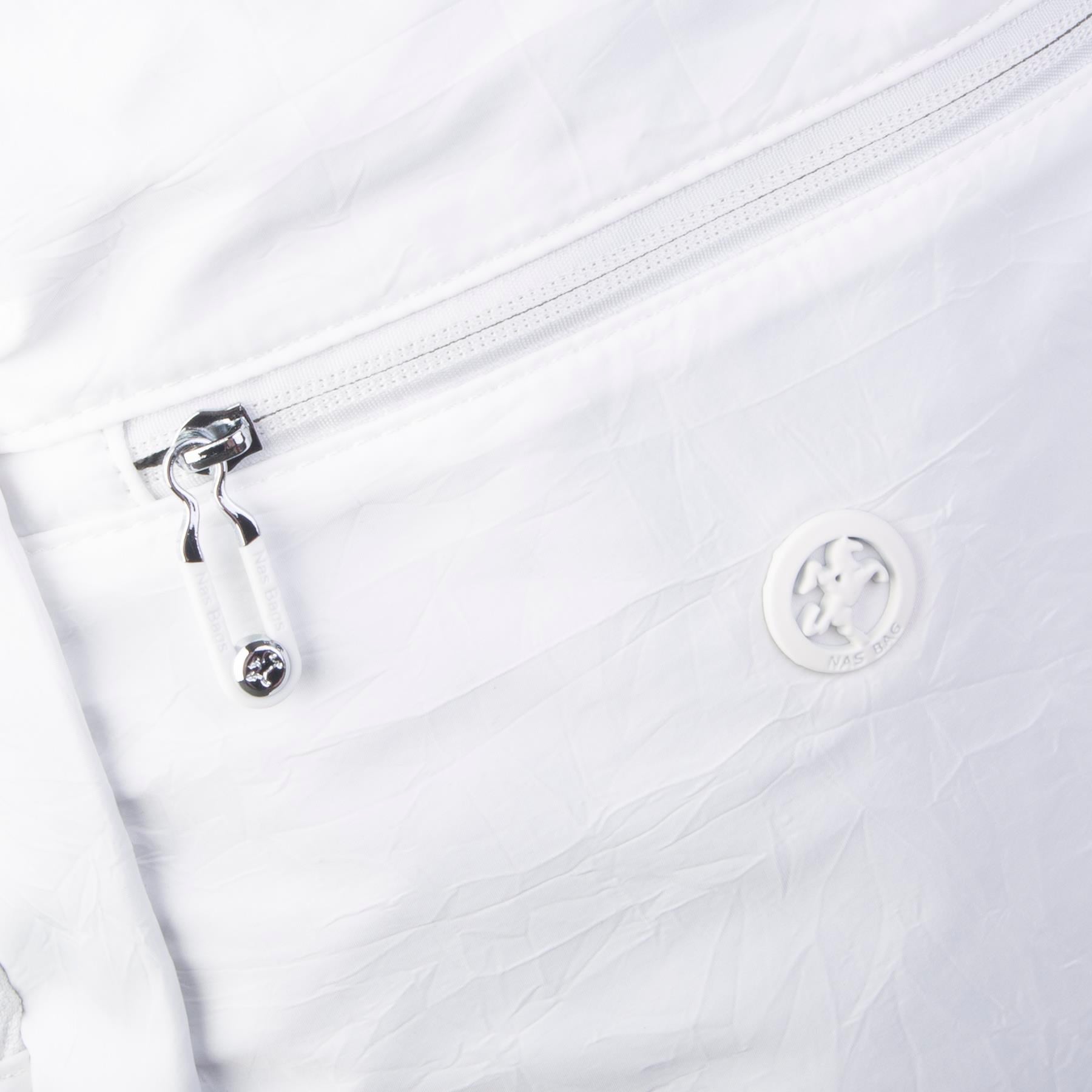 Nas Bag Unisex Büyük Boy Su Geçirmez (waterproof) Hafif Sırt Çantası Çok Gözlü Beyaz
