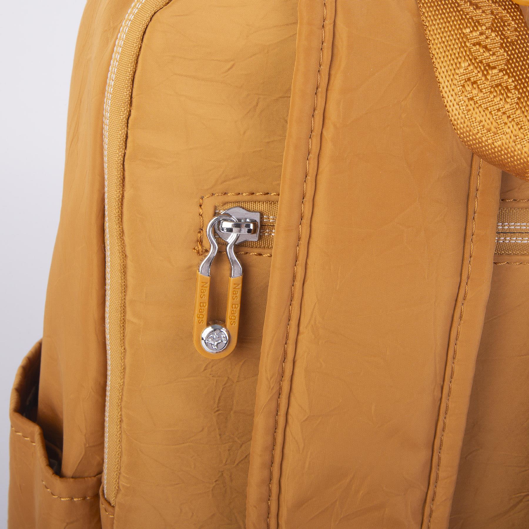Nas Bag Unisex Büyük Boy Su Geçirmez (Waterproof)  Hafif Sırt Çantası Hardal
