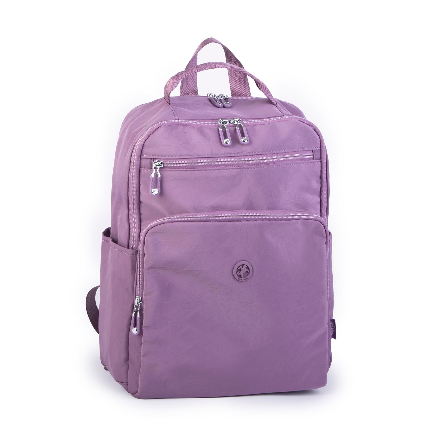 Nas Bag Unisex Büyük Boy Su Geçirmez (Waterproof)  Hafif Sırt Çantası Mor