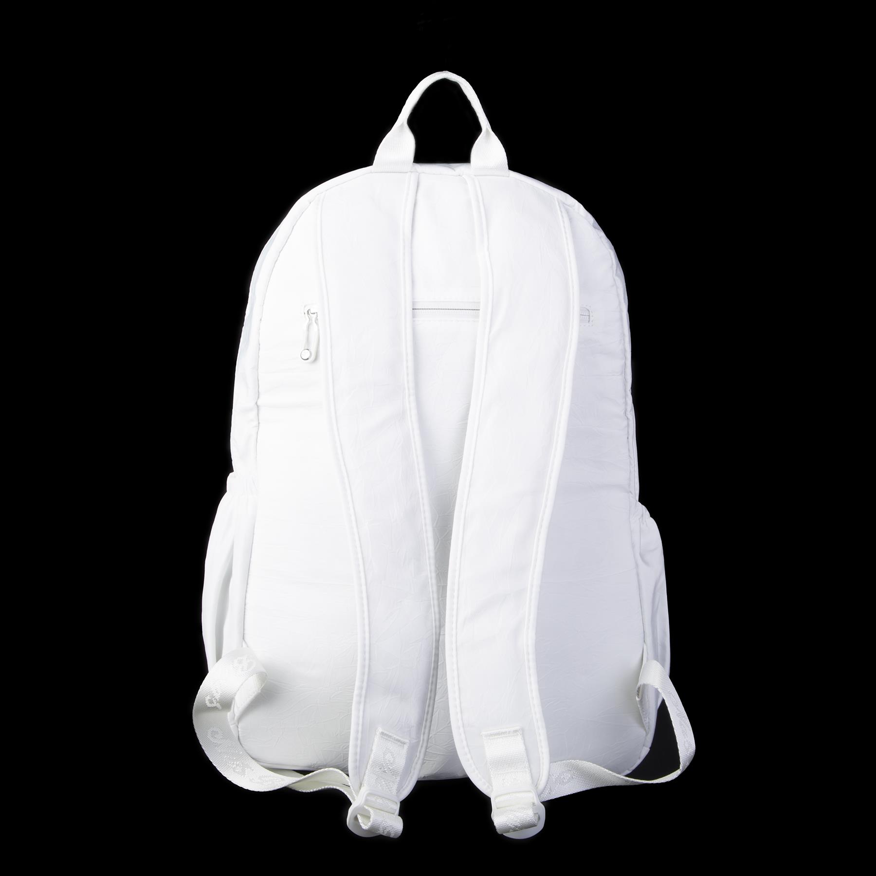 Nas Bag Unisex Büyük Boy Su Geçirmez (waterproof) Hafif Sırt Çantası Çok Gözlü Beyaz