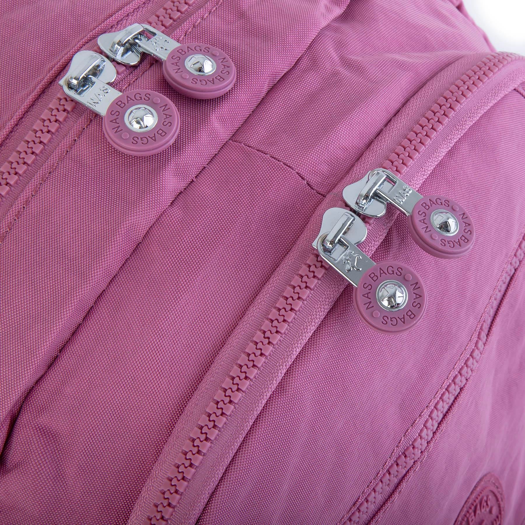 Nas Bag Unisex Büyük Boy  Zararlı Kimyasal İçermeyen Waterproof Sırt Çantası Gül Kurusu