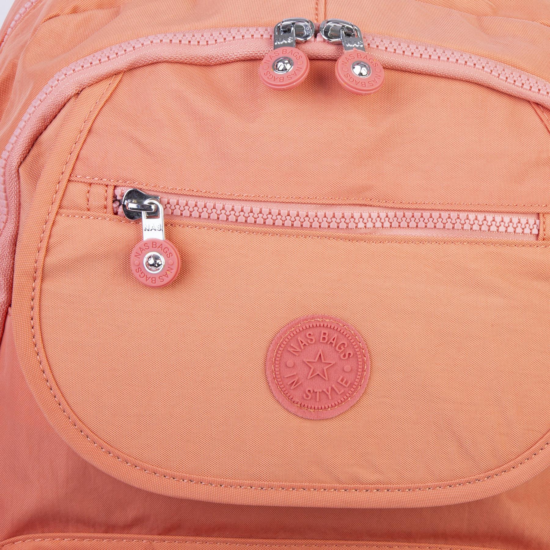 Nas Bag Unisex Büyük Boy  Zararlı Kimyasal İçermeyen Waterproof Sırt Çantası Somon