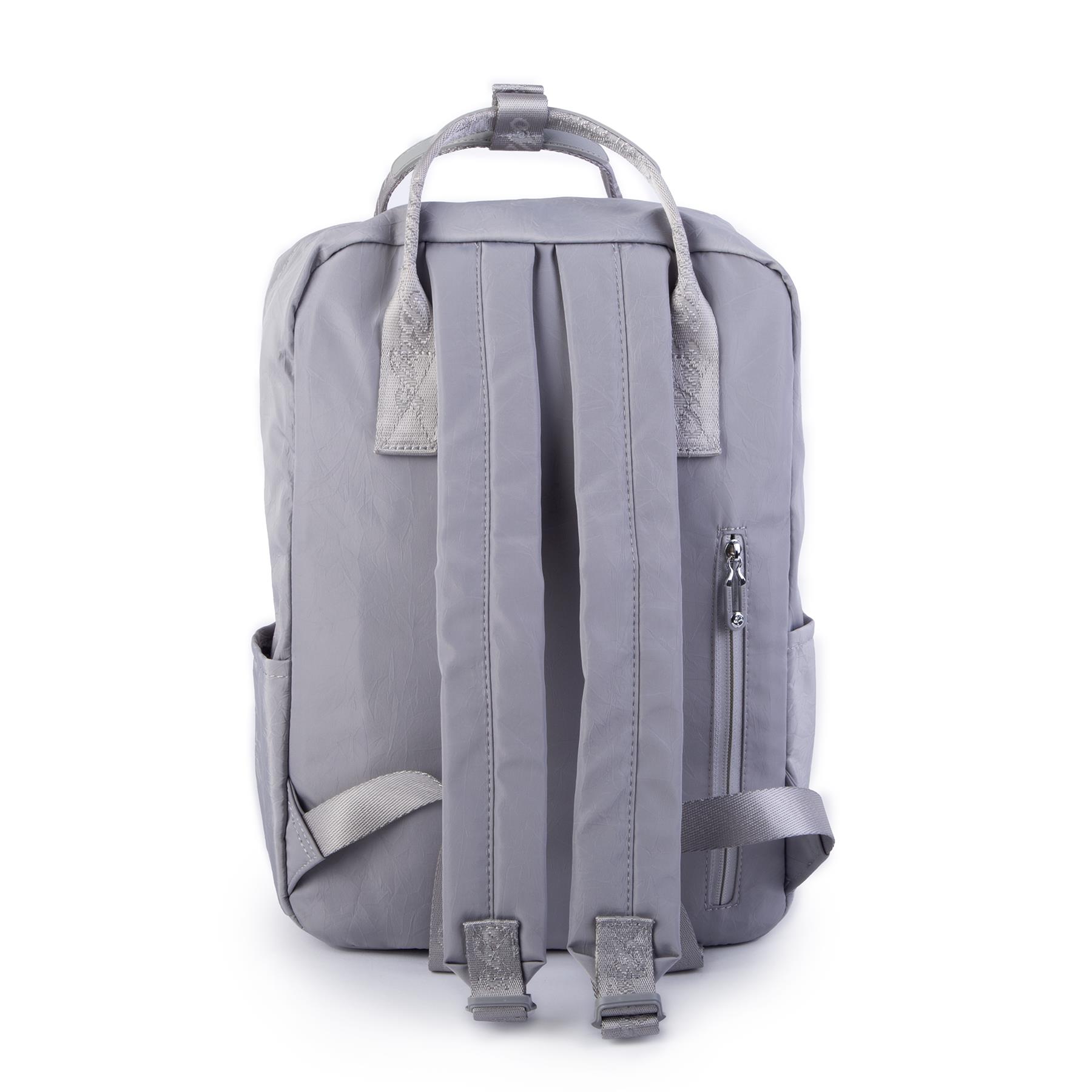 Nas Bag Unisex Sırt ve El Çantası Büyük Boy Su Geçirmez Sırt Çantası (29x40 cm ) Gri