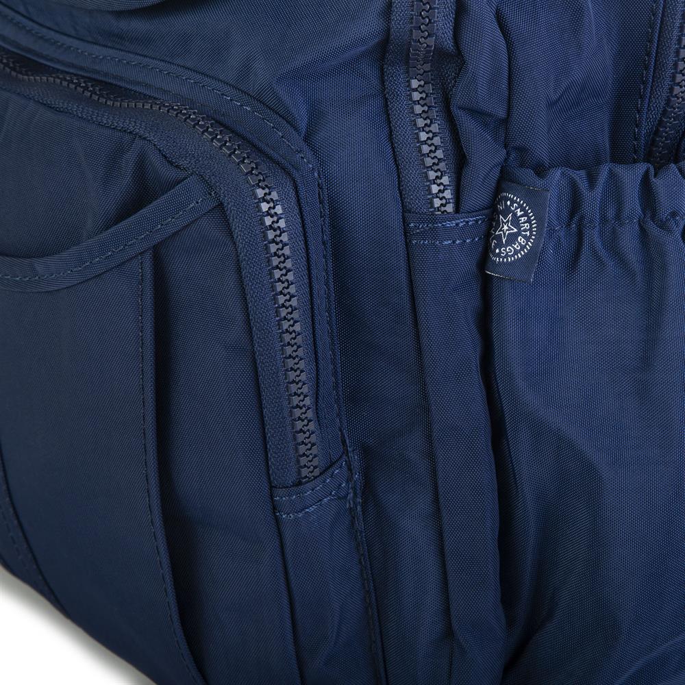 Nas Bag Unisex Zararlı Kimyasal İçermeyen Waterproof Sırt Çantası Lacivert