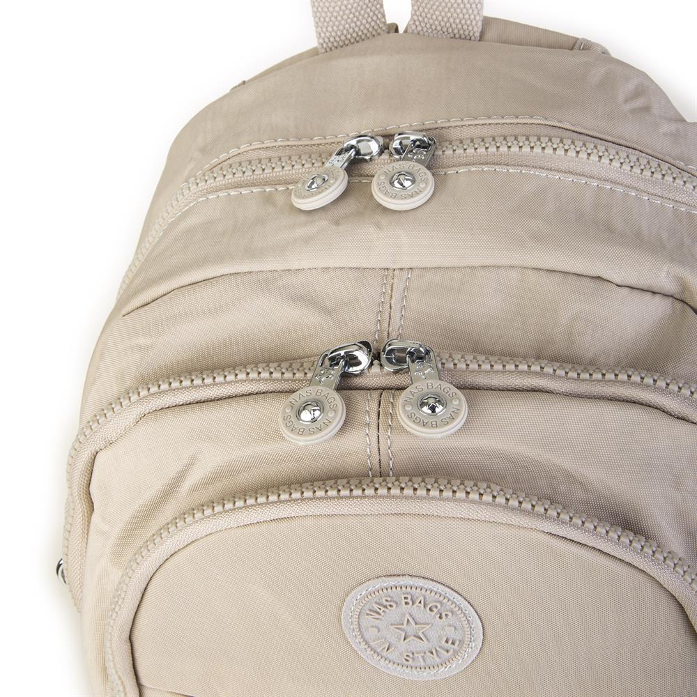 Nas Bag Unisex Zararlı Kimyasal İçermeyen Waterproof Sırt Çantası  Kum ( 30x44 cm )