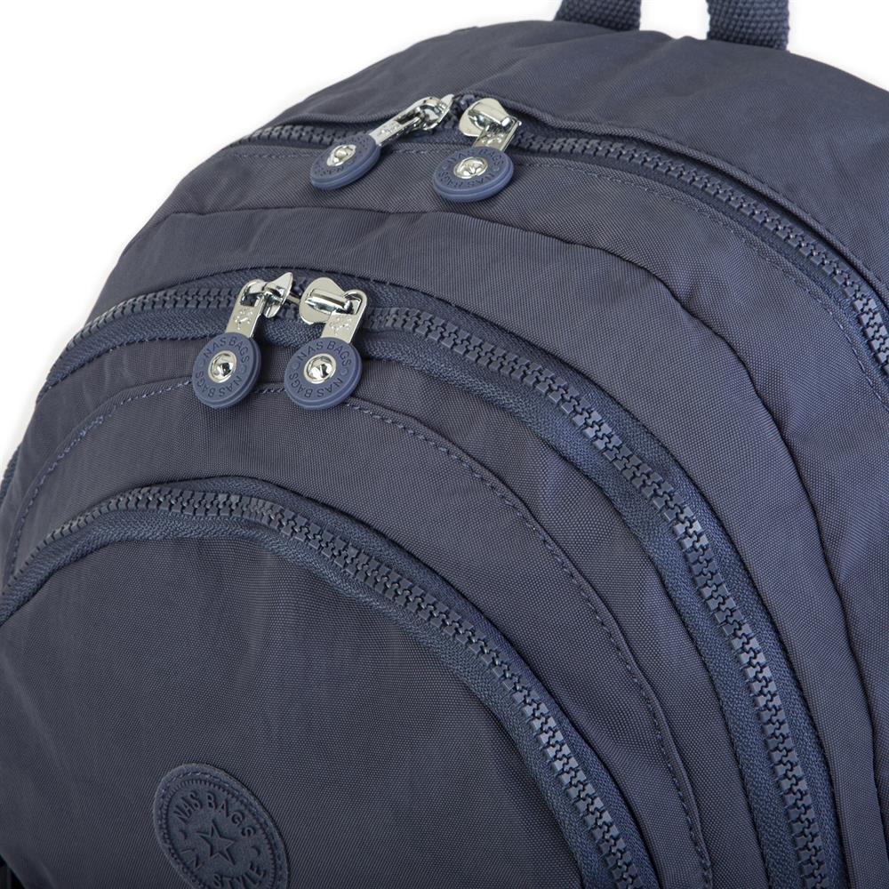 Nas Bag Unisex Zararlı Kimyasal İçermeyen Waterproof Sırt Çantası Füme 