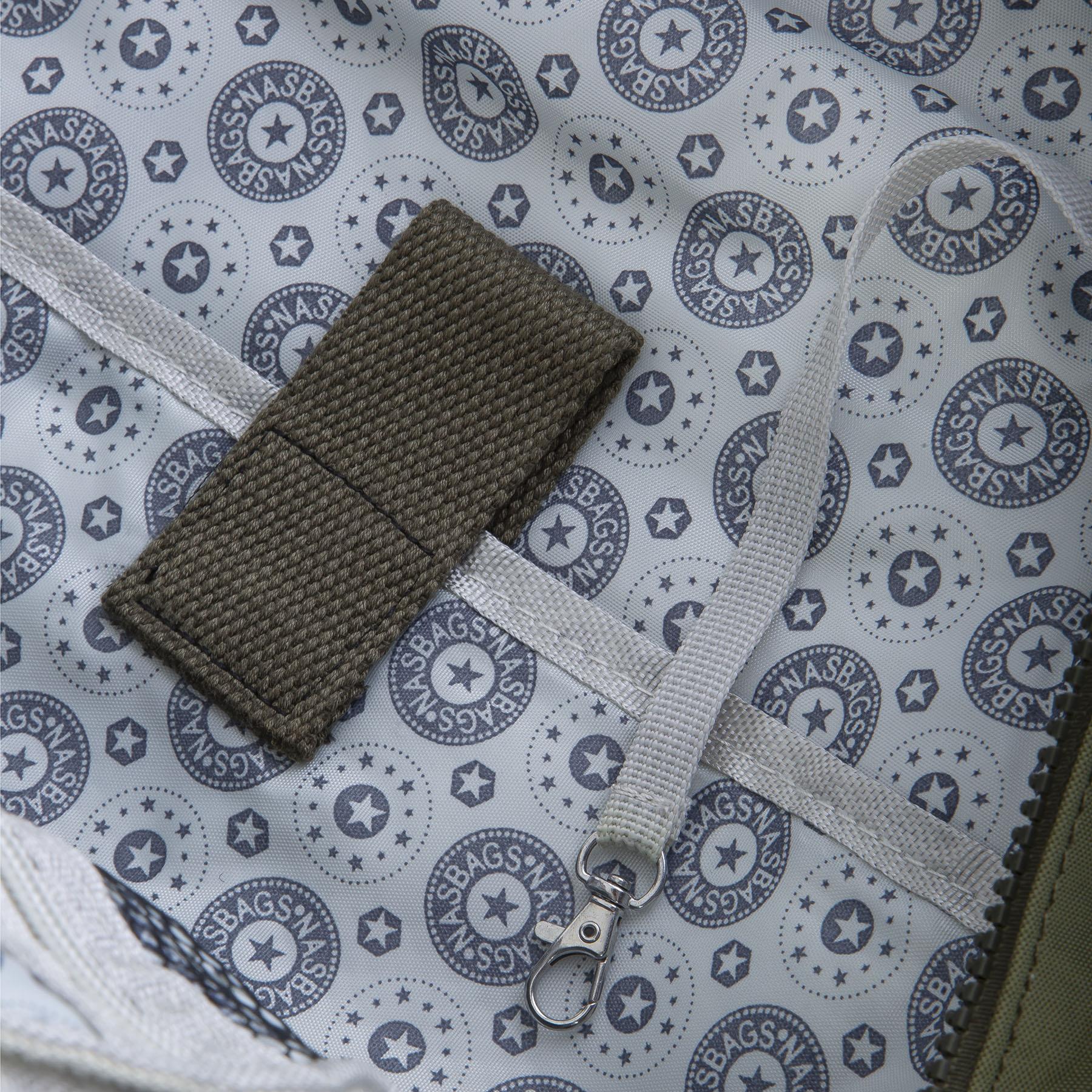 Nas Bag Unisex Zararlı Kimyasal İçermeyen Waterproof Sırt Çantası Koyu Yeşil (35x47x20 cm)