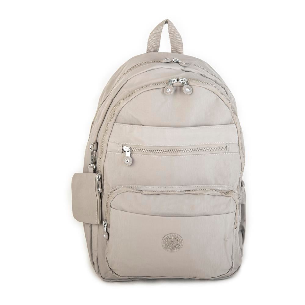 Nas Bag Unisex Zararlı Kimyasal İçermeyen Waterproof Sırt Çantası Vizon (35x47x20 cm)