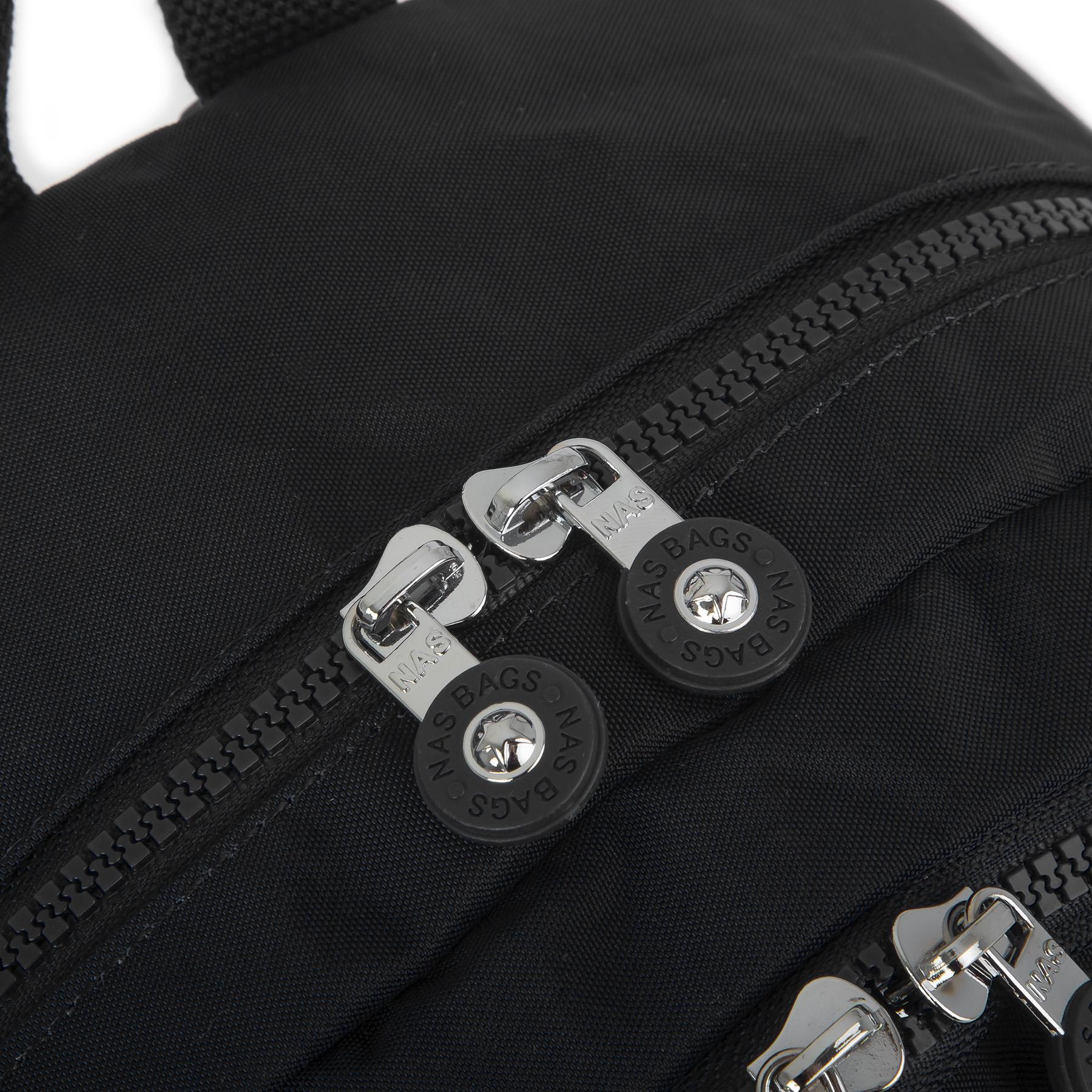 Nas Bag Unisex Zararlı Kimyasal İçermeyen Waterproof Sırt Çantası Siyah