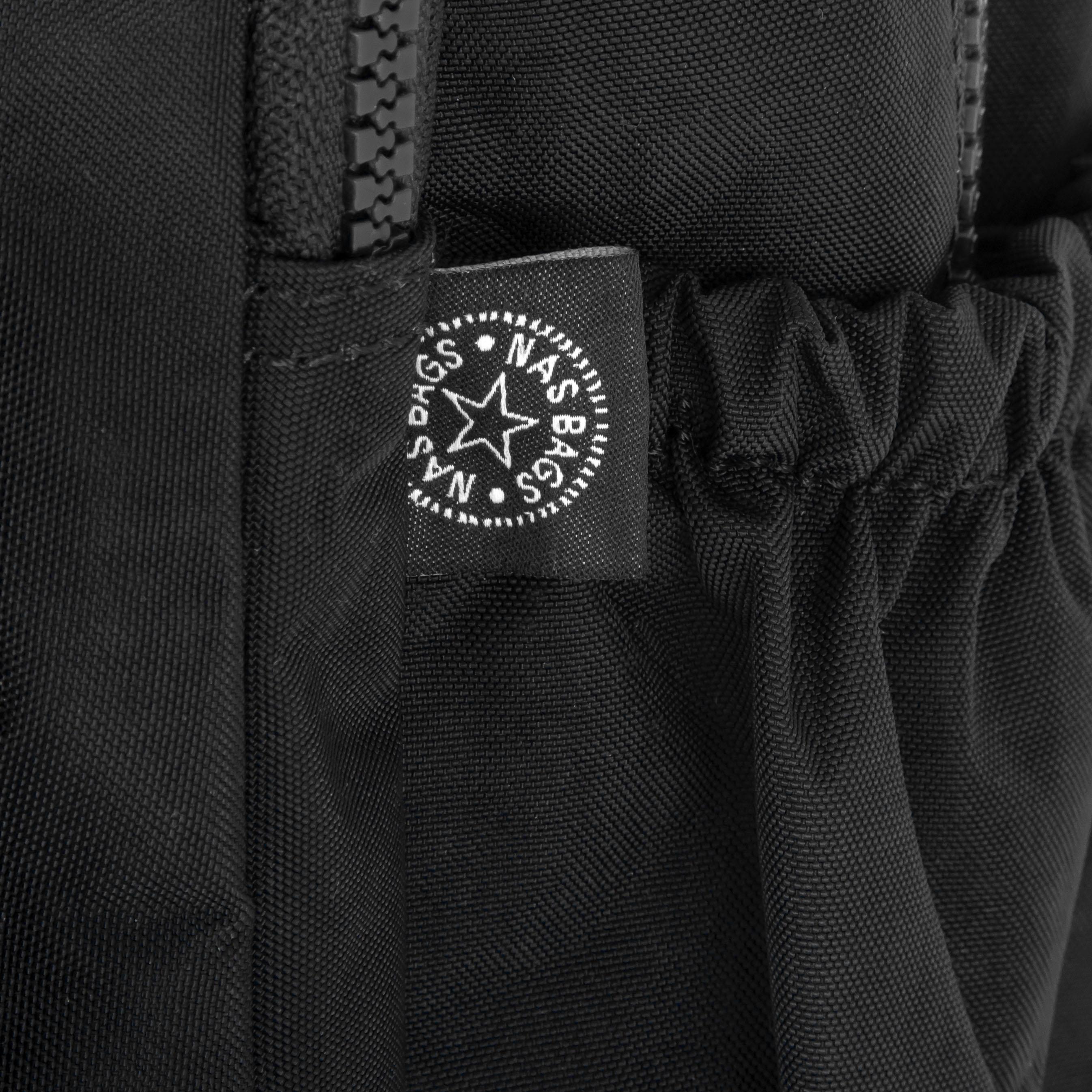 Nas Bag Unisex Zararlı Kimyasal İçermeyen Waterproof Sırt Çantası Siyah