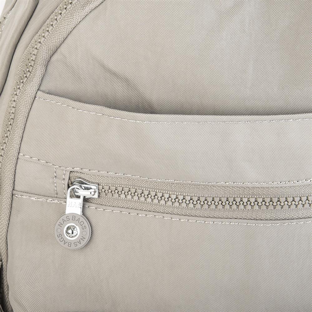 Nas Bag Unisex Zararlı Kimyasal İçermeyen Waterproof Sırt Çantası Vizon (35x47x20 cm)