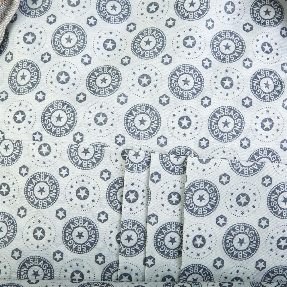 Nas Bag Unisex Zararlı Kimyasal İçermeyen Waterproof Sırt Çantası Vizon