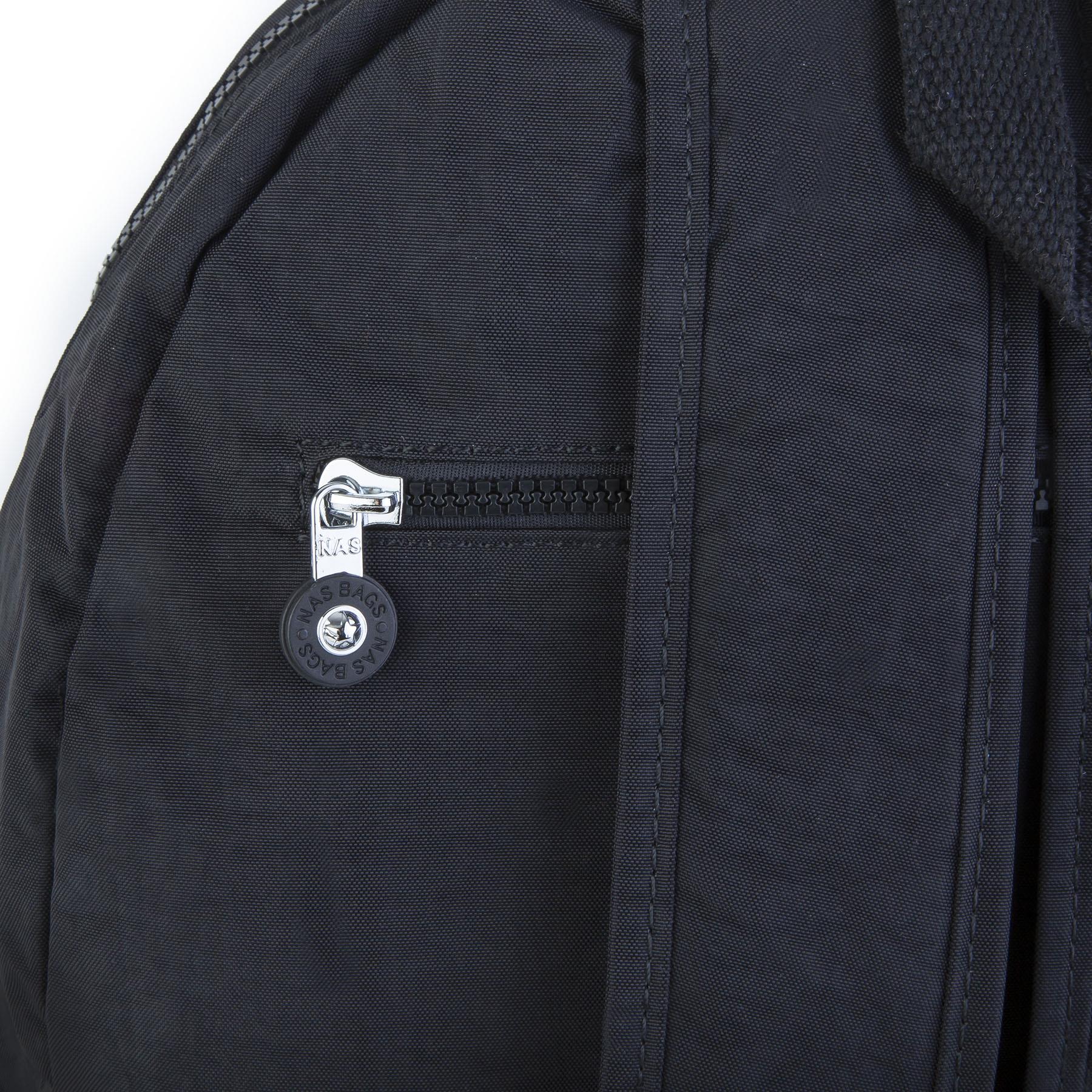Nas Bag Unisex Zararlı Kimyasal İçermeyen Waterproof Sırt Çantası Siyah
