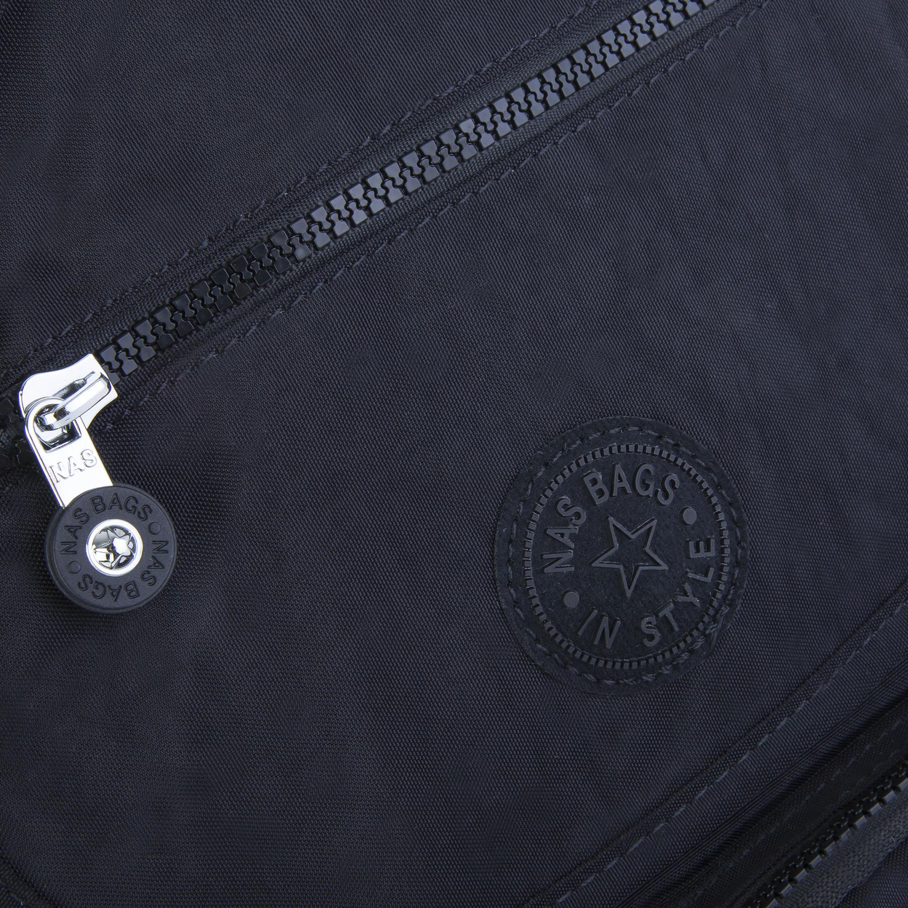 Nas Bag Unisex Zararlı Kimyasal İçermeyen Waterproof Sırt Çantası Siyah