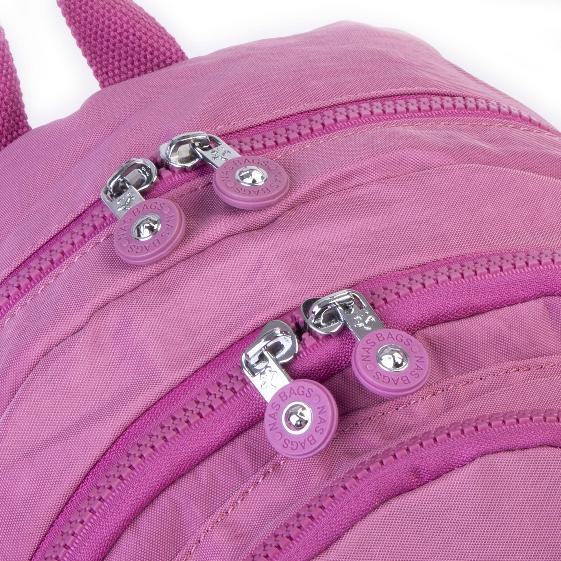 Nas Bag Unisex Zararlı Kimyasal İçermeyen Waterproof Sırt Çantası Gül Kurusu