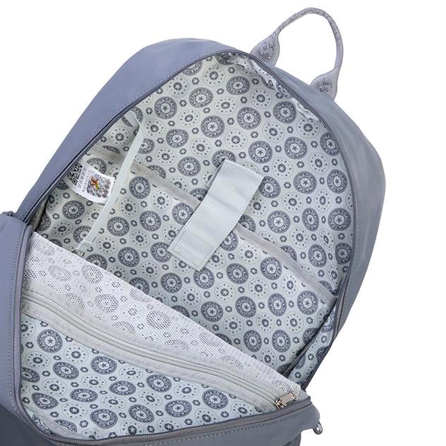  Nas Bag Unisex Büyük Boy Hafif Çok Gözlü Sırt Çantası Gri