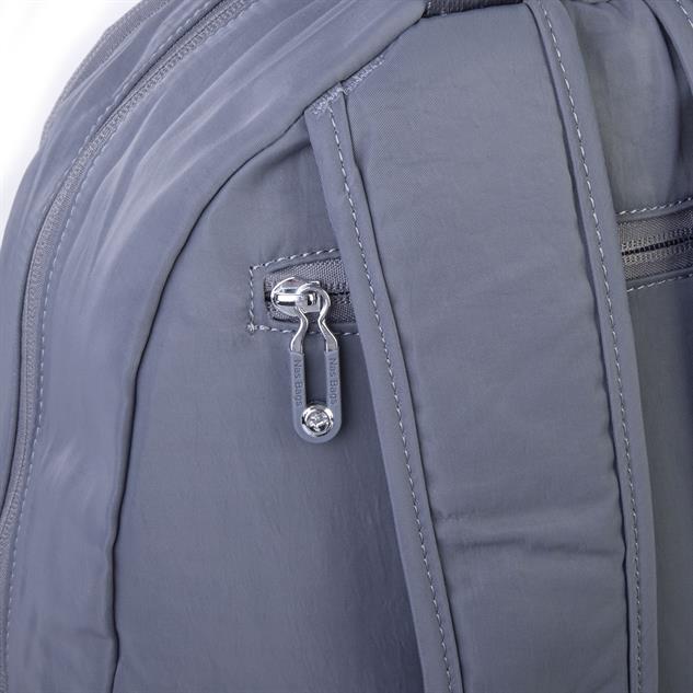 Nas Bag UNİSEX Büyük Boy Sırt Çantası Çok Gözlü Okul Çantası Gri