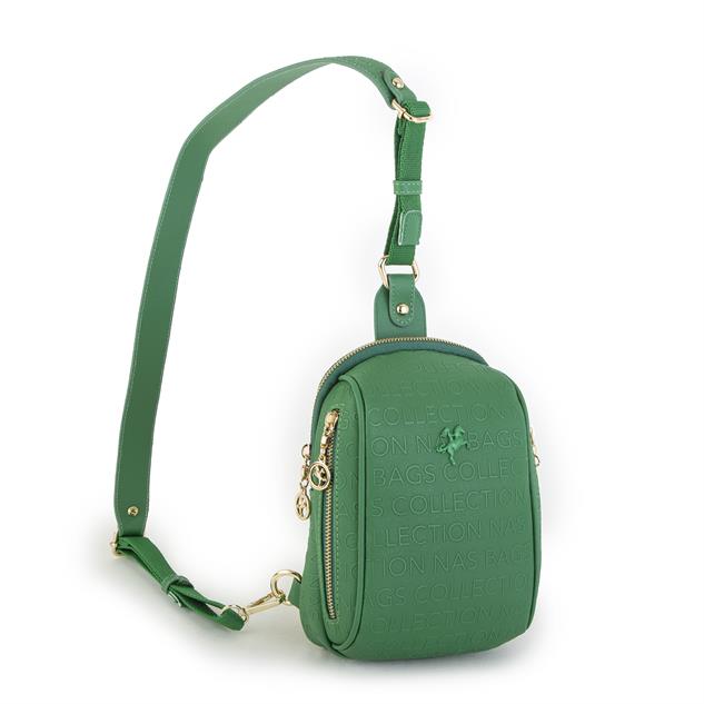 Nas Bag Bel ve Body Bag  Çim Yeşili  Gofraj