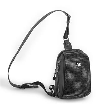 Nas Bag Bel ve Body Bag  Siyah Taşlı 