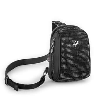 Nas Bag Bel ve Body Bag  Siyah Taşlı 