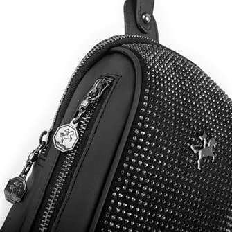 Nas Bag Bel ve Body Bag  Siyah Taşlı 