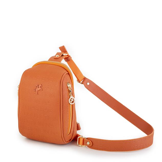 Nas Bag Bel ve Body Bag  Turuncu Gofraj