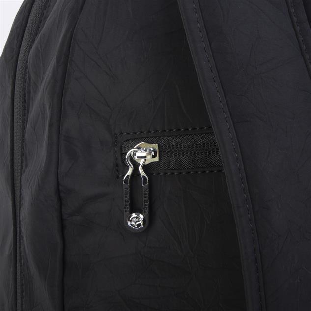 Nas Bag Büyük Boy Unisex Hafif  ve Su Geçirmez Çok Gözlü Sırt Çantası Siyah 