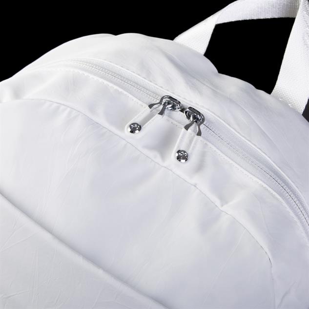 Nas Bag Büyük Boy Unisex Hafif  ve Su Geçirmez Çok Gözlü Sırt Çantası Beyaz 